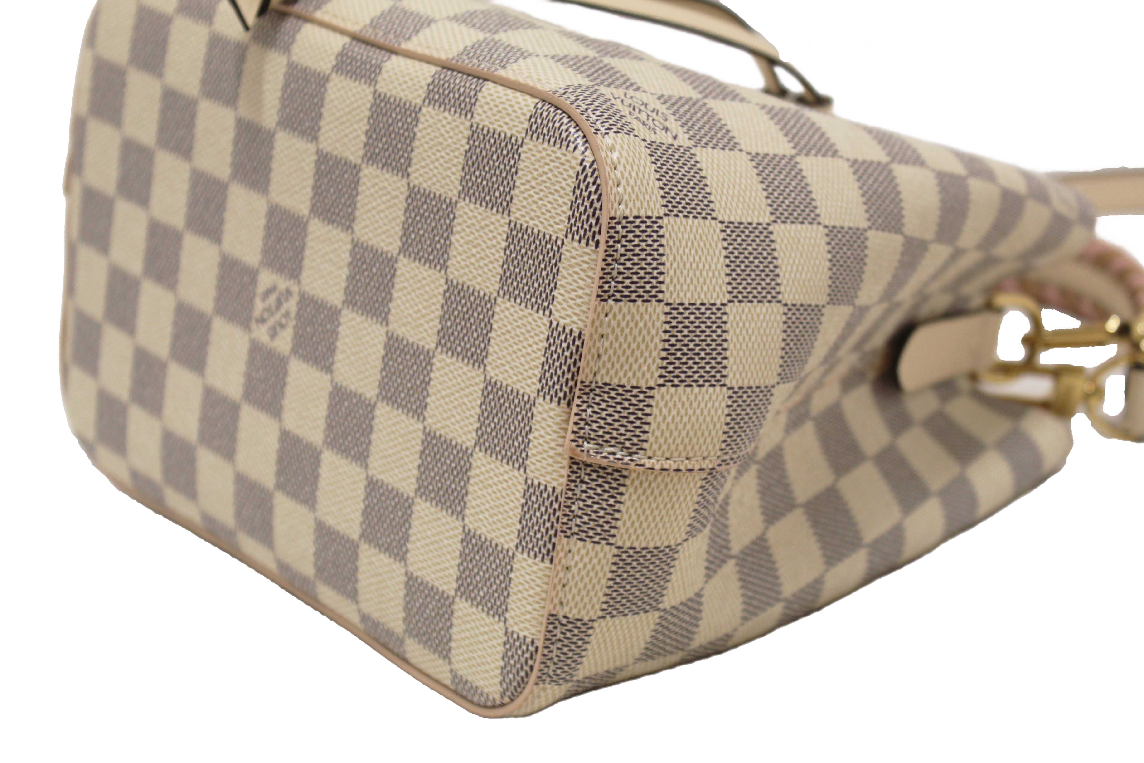 Authentic Louis Vuitton Damier Azur Canvas with Braided Handle NeoNoe BB Bag