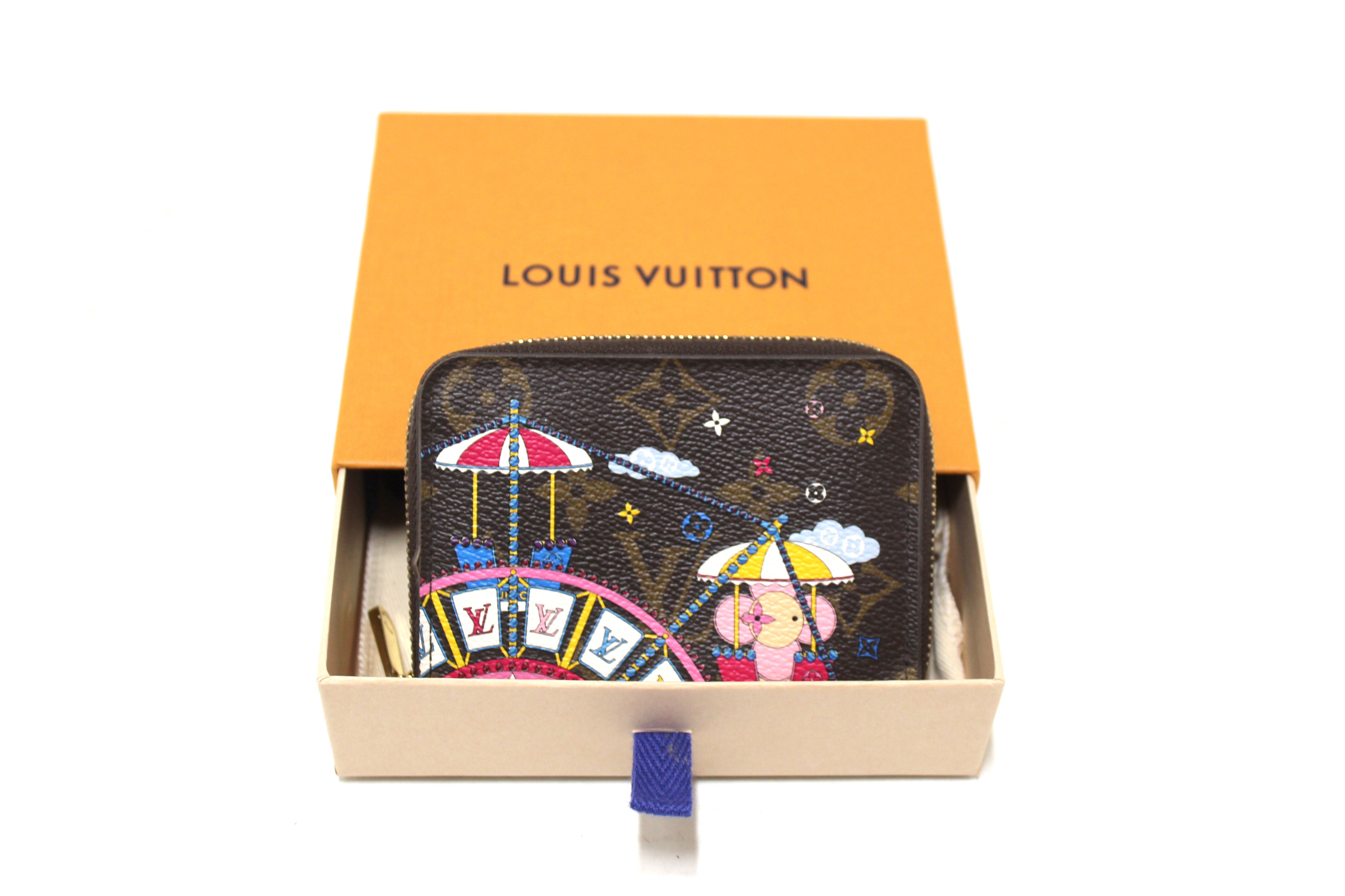 Authentic Louis Vuitton Limited Edition Vivienne Classic Monogram Zippy Coin Purse