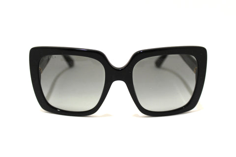 Authentic Gucci Black Square Oversized Retagular Sunglasses 541362