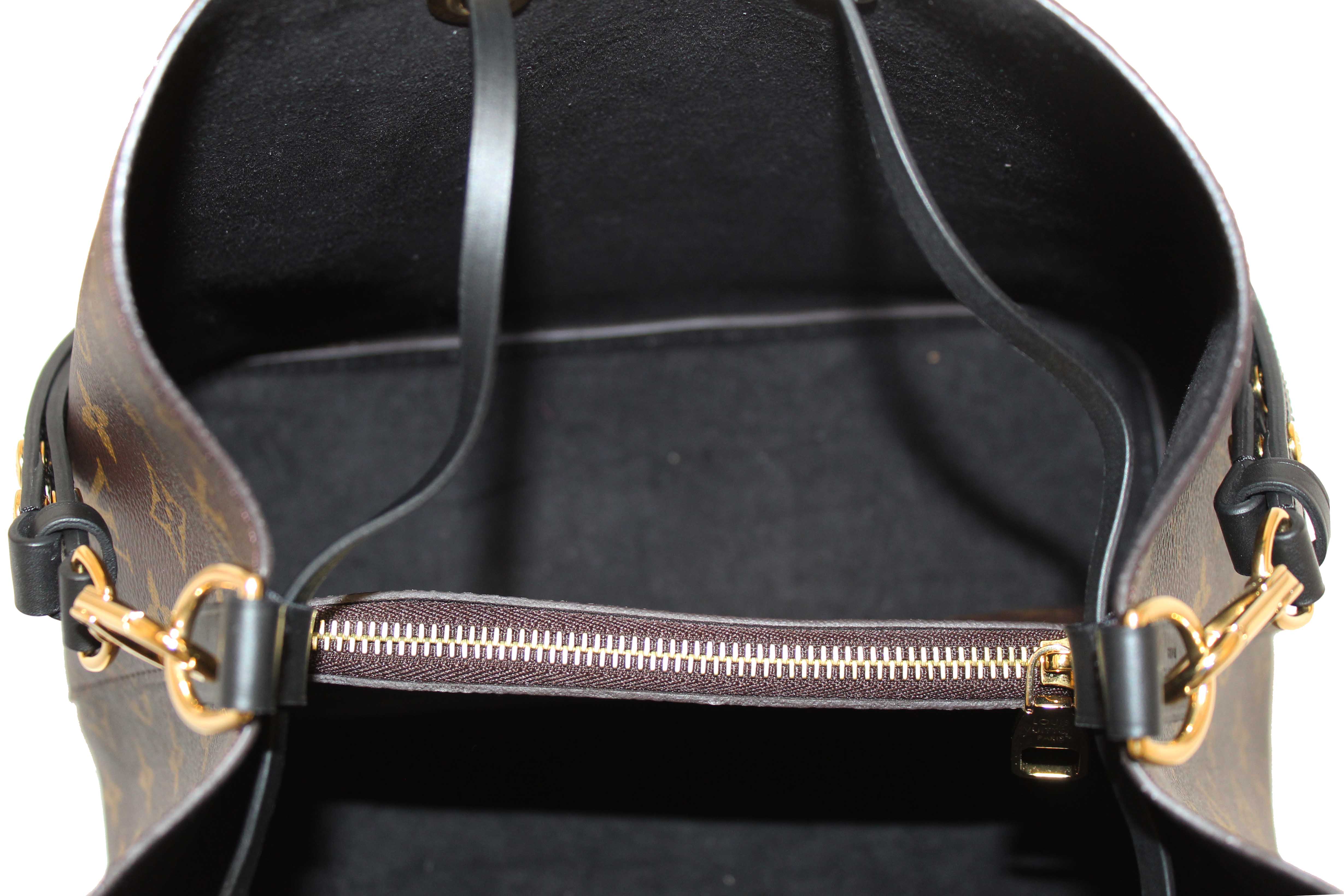 Authentic Louis Vuitton Classic Monogram Black NeoNoe Shoulder Bag