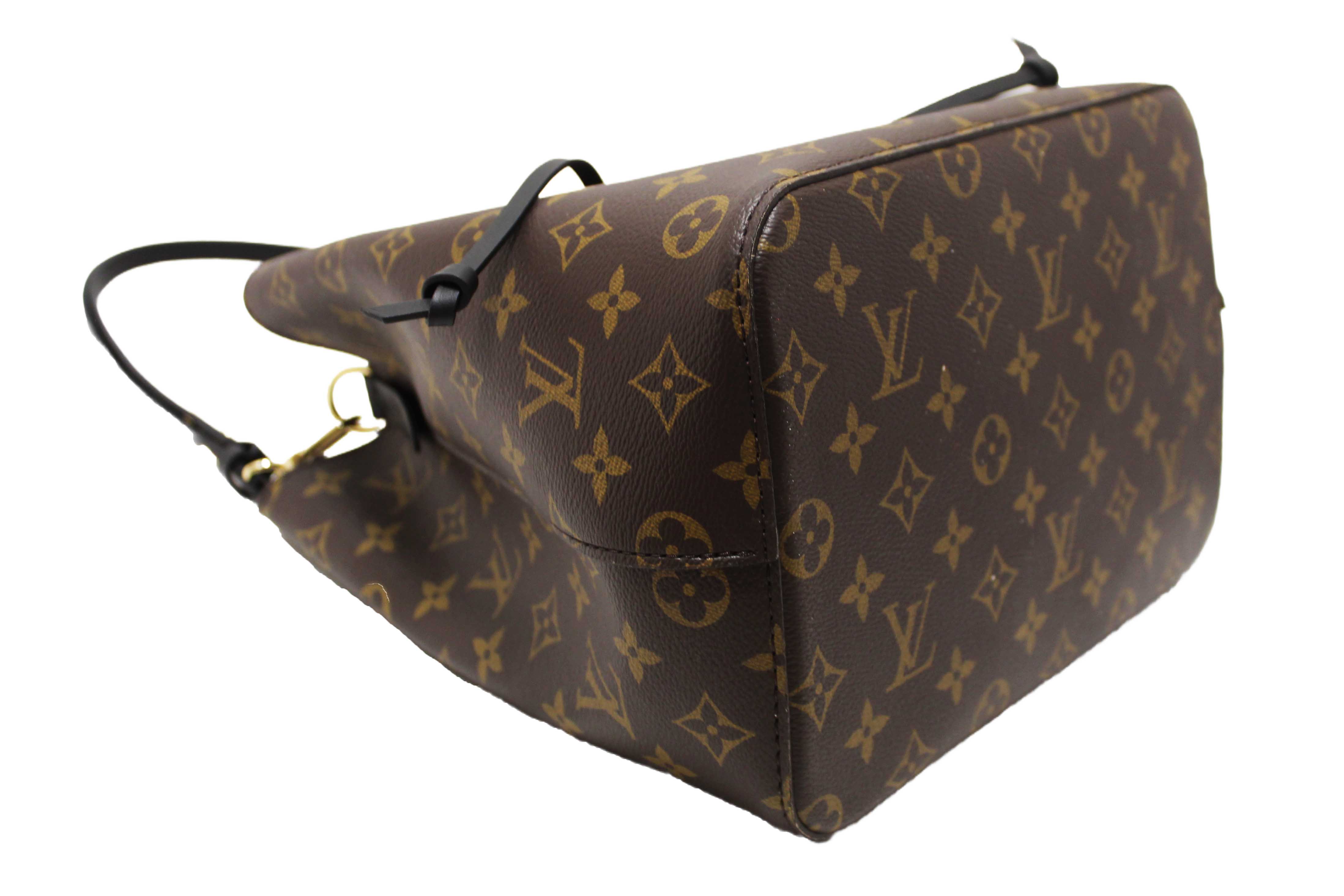 Authentic Louis Vuitton Classic Monogram Black NeoNoe Shoulder Bag