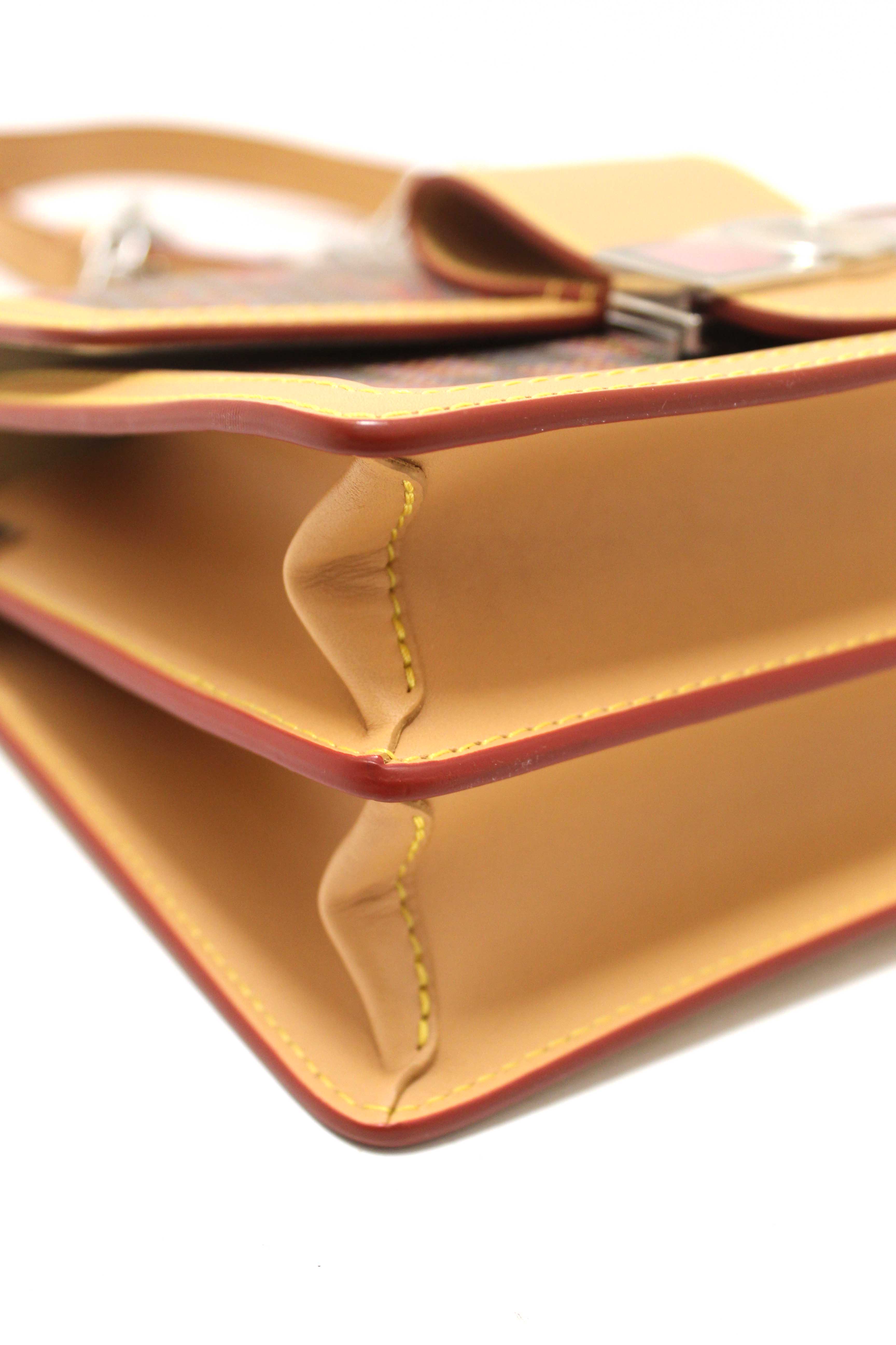 Authentic Louis Vuitton Limited Edition Damier Pop Dauphine MM Shoulder Bag