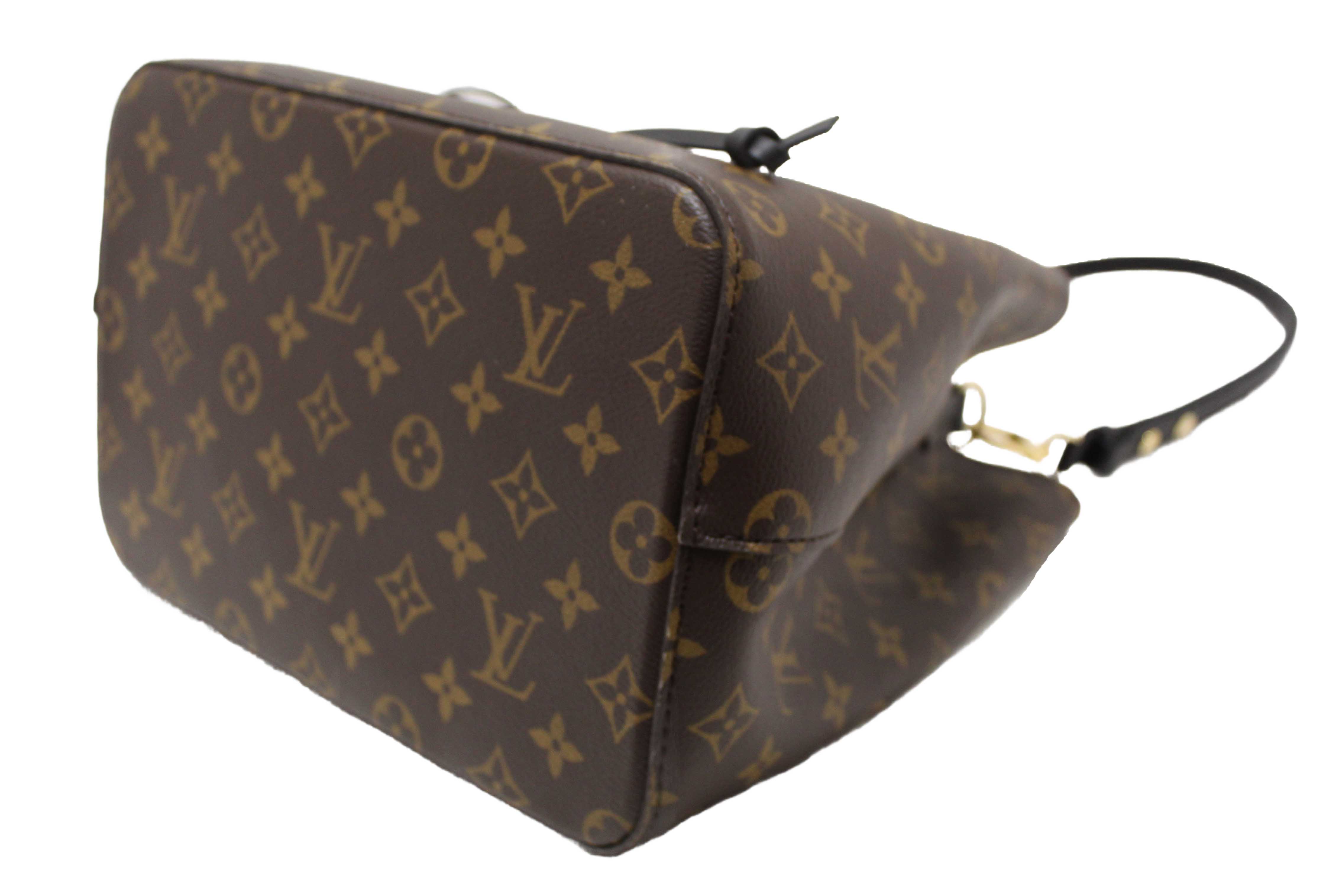 Authentic Louis Vuitton Classic Monogram Black NeoNoe Shoulder Bag