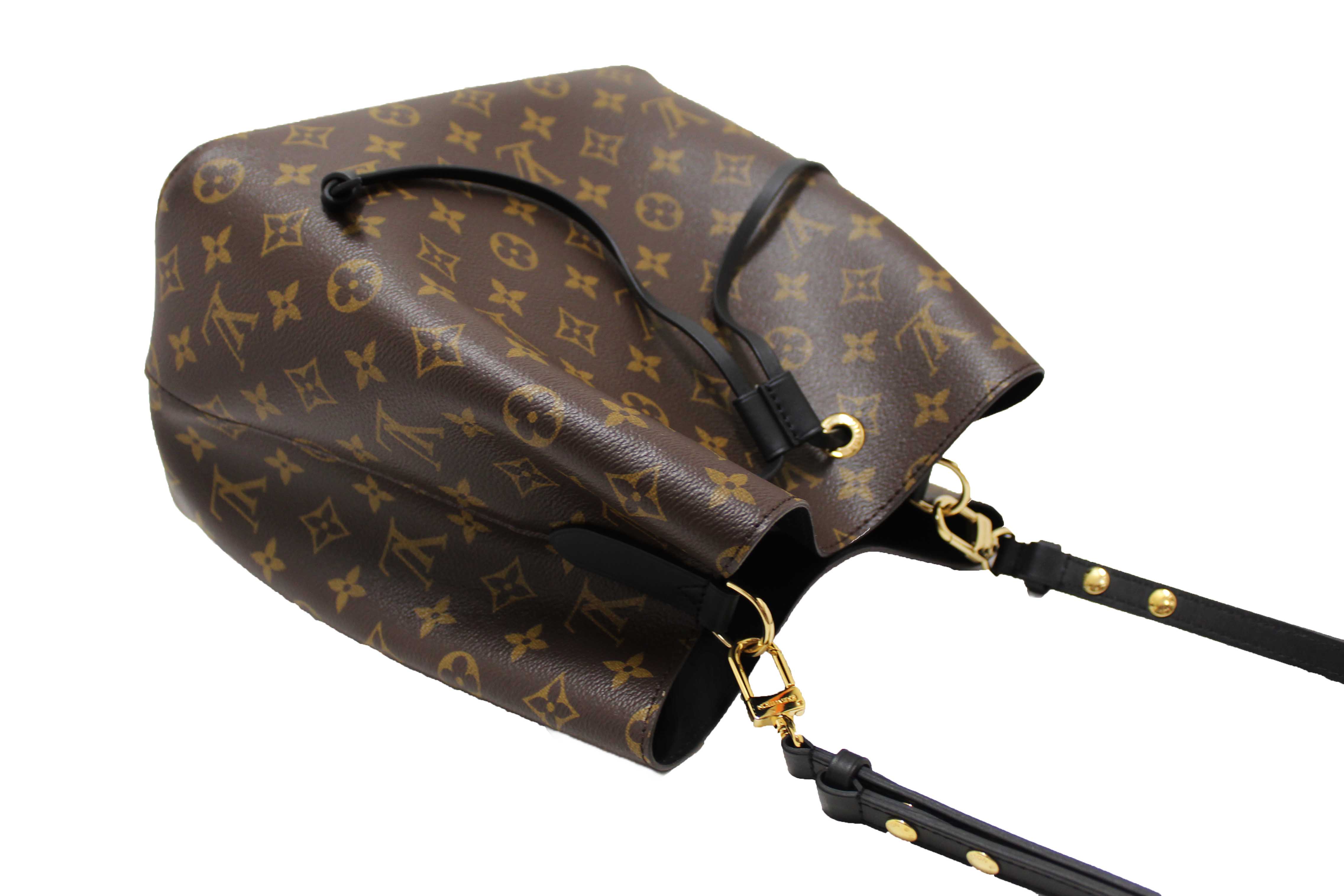 Authentic Louis Vuitton Classic Monogram Black NeoNoe Shoulder Bag