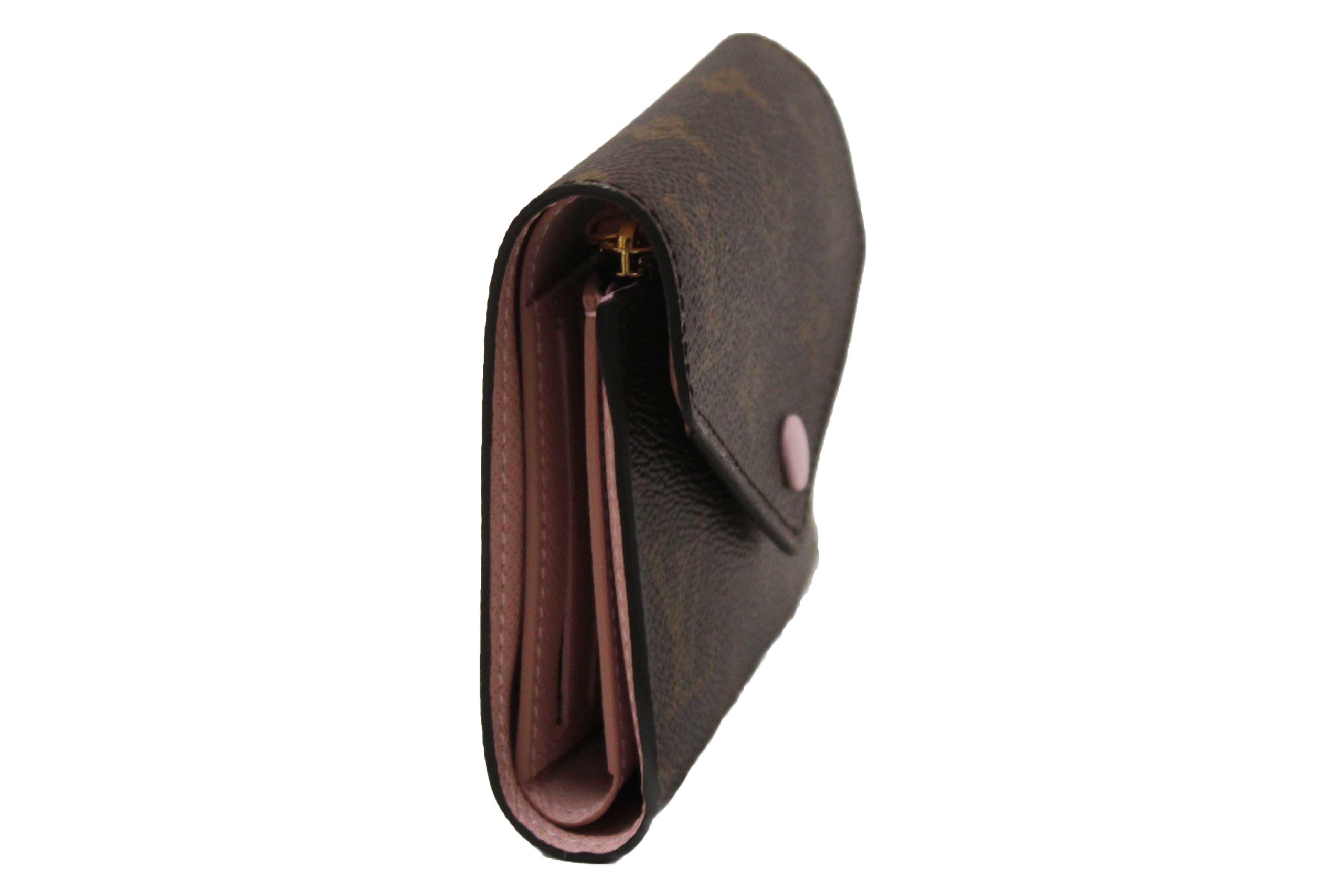 Authentic Louis Vuitton Classic Monogram Rose Ballerine Pink Victorine Wallet