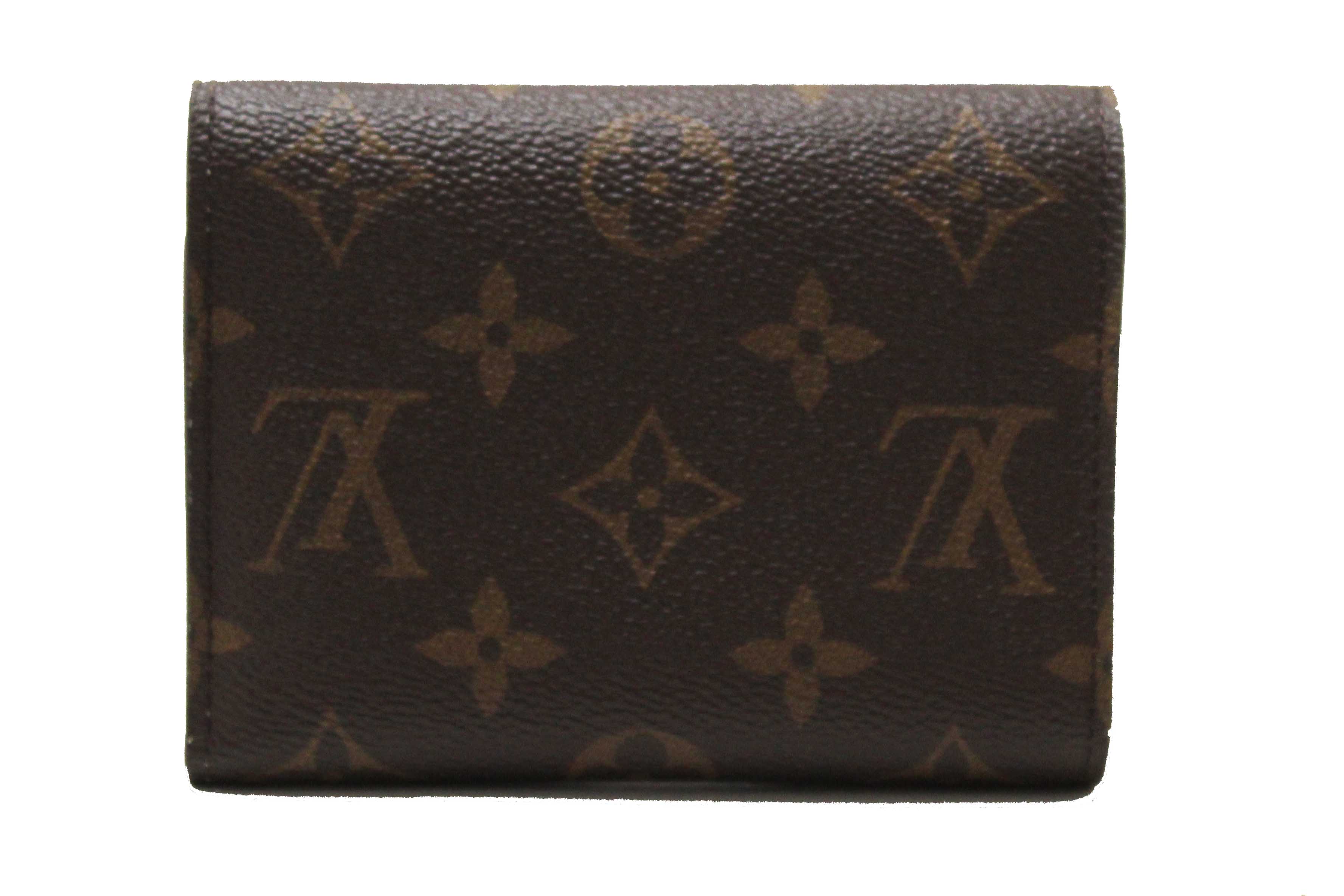 Authentic Louis Vuitton Classic Monogram Rose Ballerine Pink Victorine Wallet