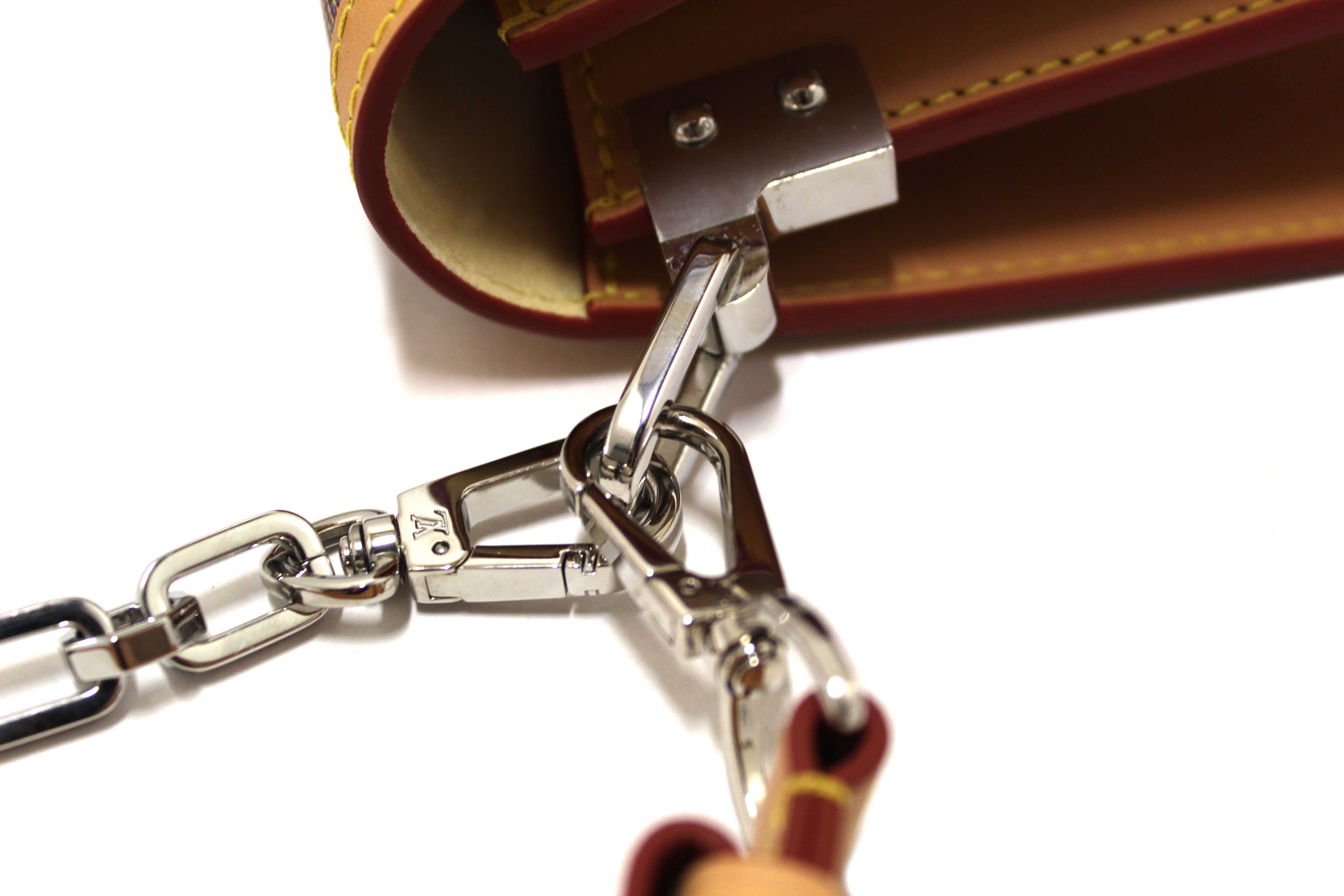 Authentic Louis Vuitton Limited Edition Damier Pop Dauphine MM Shoulder Bag