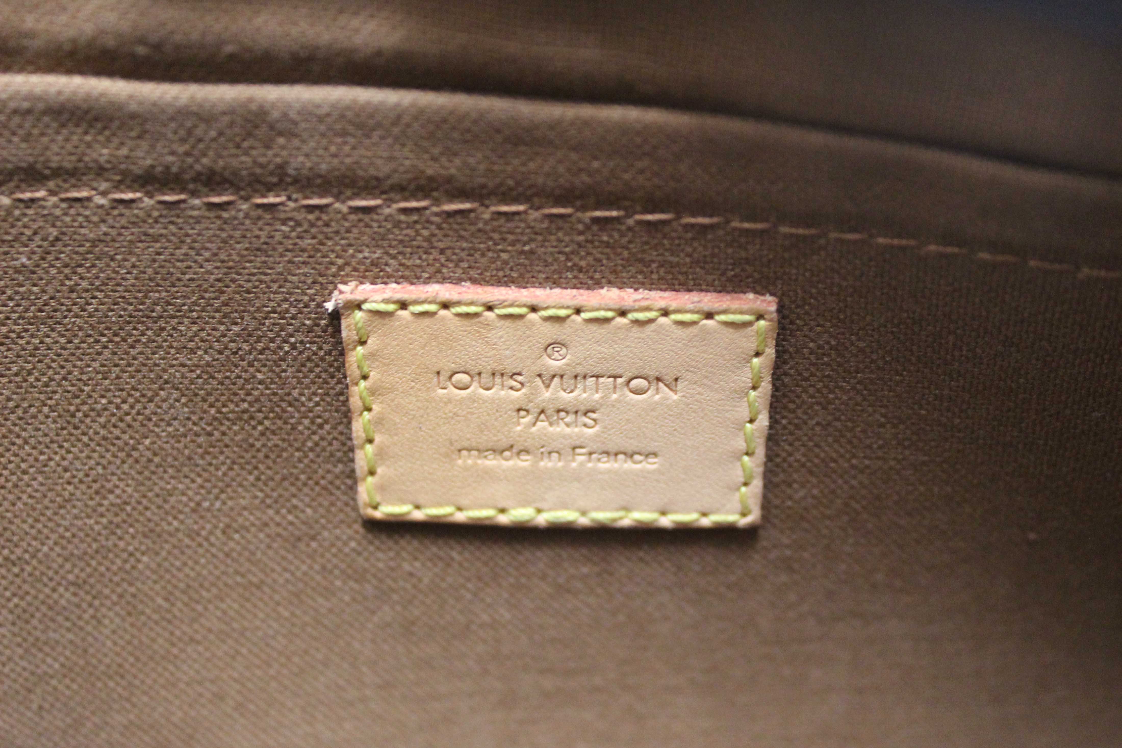 Authentic Louis Vuitton Classic Monogram Pink Strap Multi-Pochette Accessoires Bag