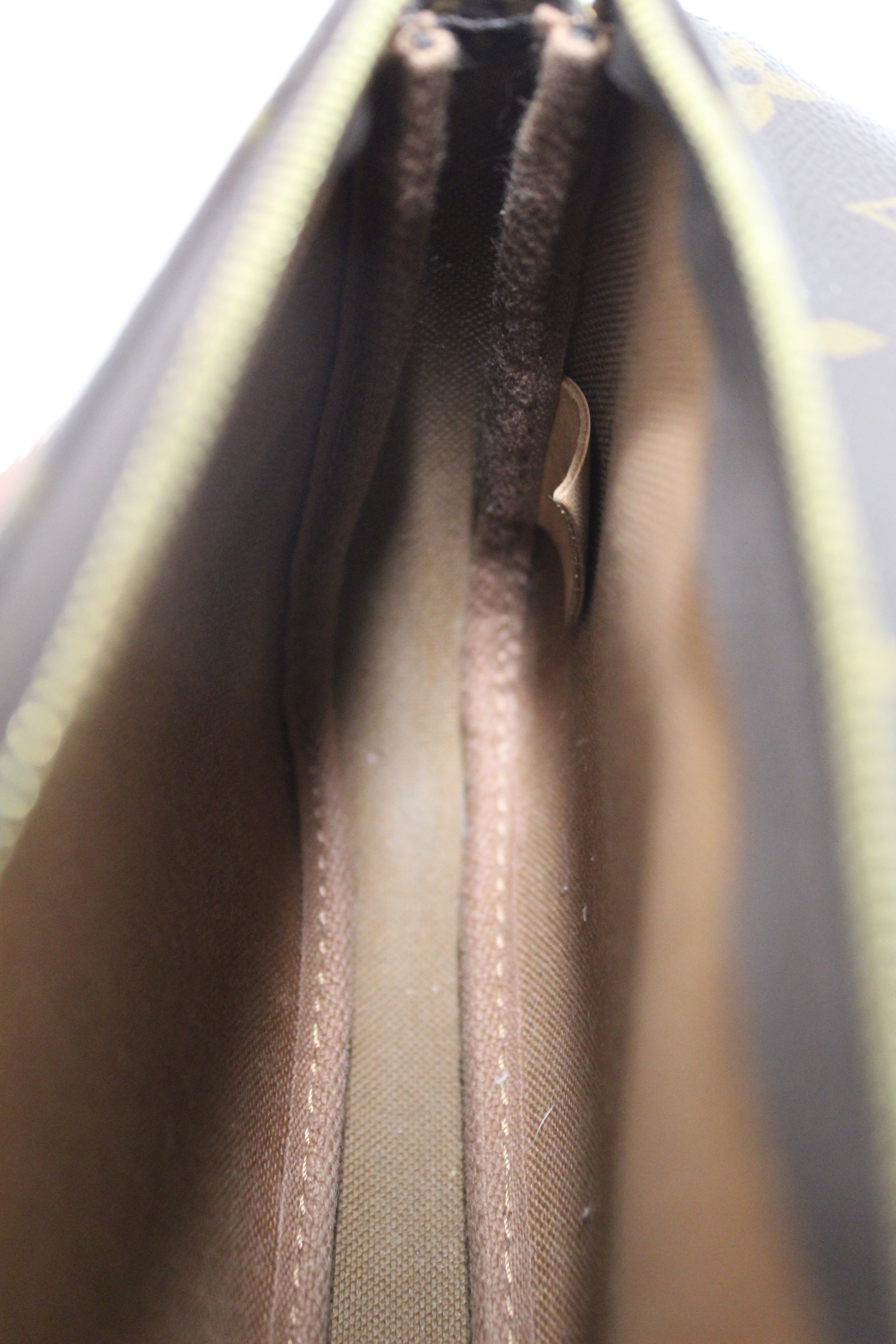 Authentic Louis Vuitton Classic Monogram Pink Strap Multi-Pochette Accessoires Bag