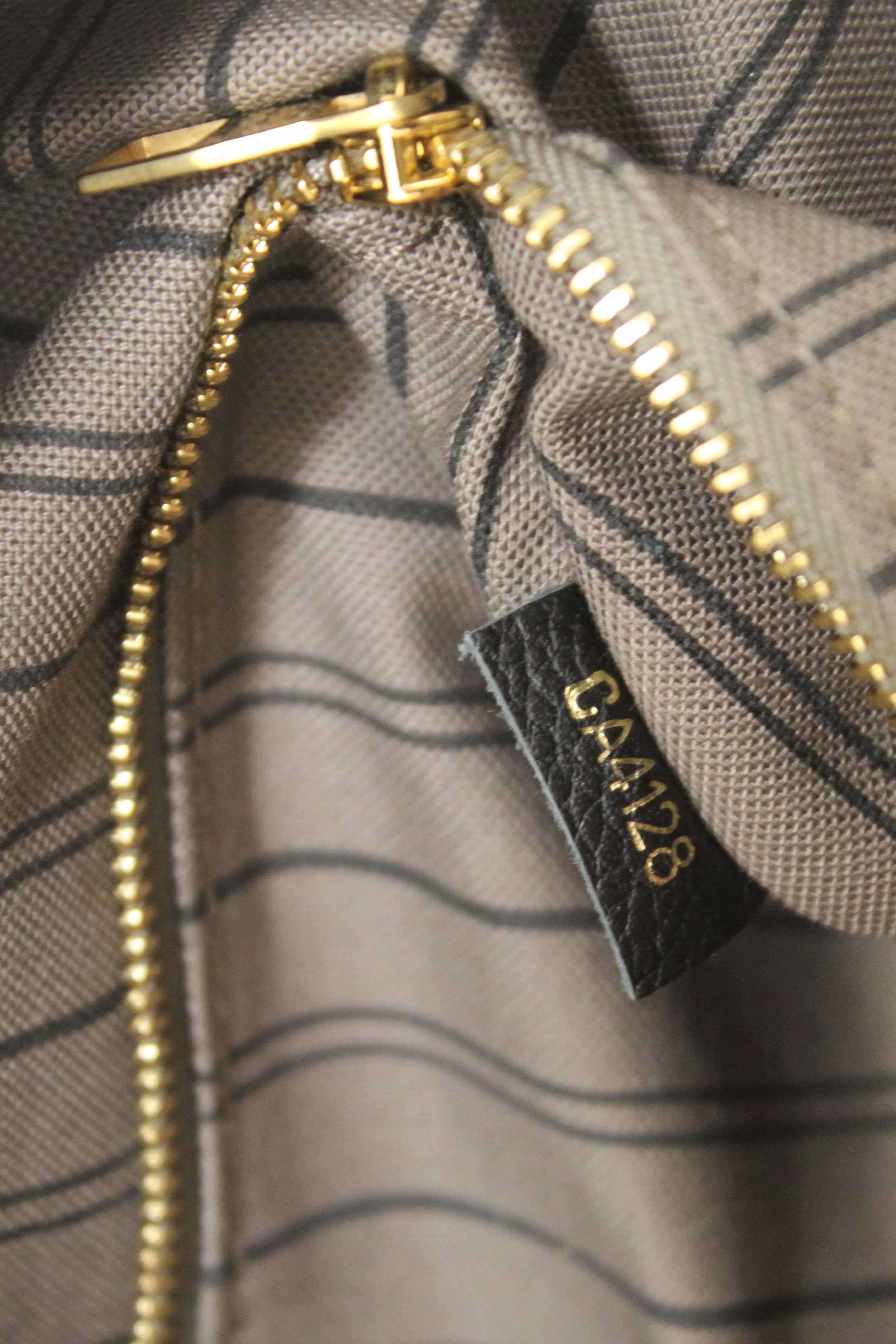 Authentic Louis Vuitton Black Empreinte Monogram Leather Sorbonne Backpack