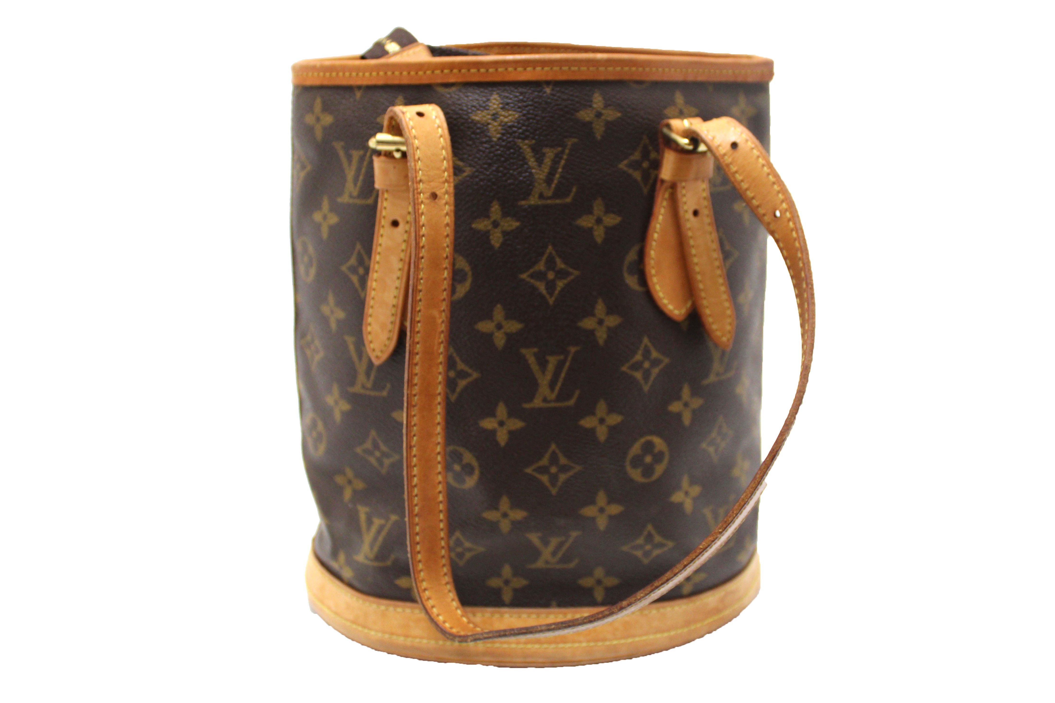 Authentic LV Bucket in Monogram  Louis vuitton shoulder bag, Louis vuitton  favorite pm, Louis vuitton girolata