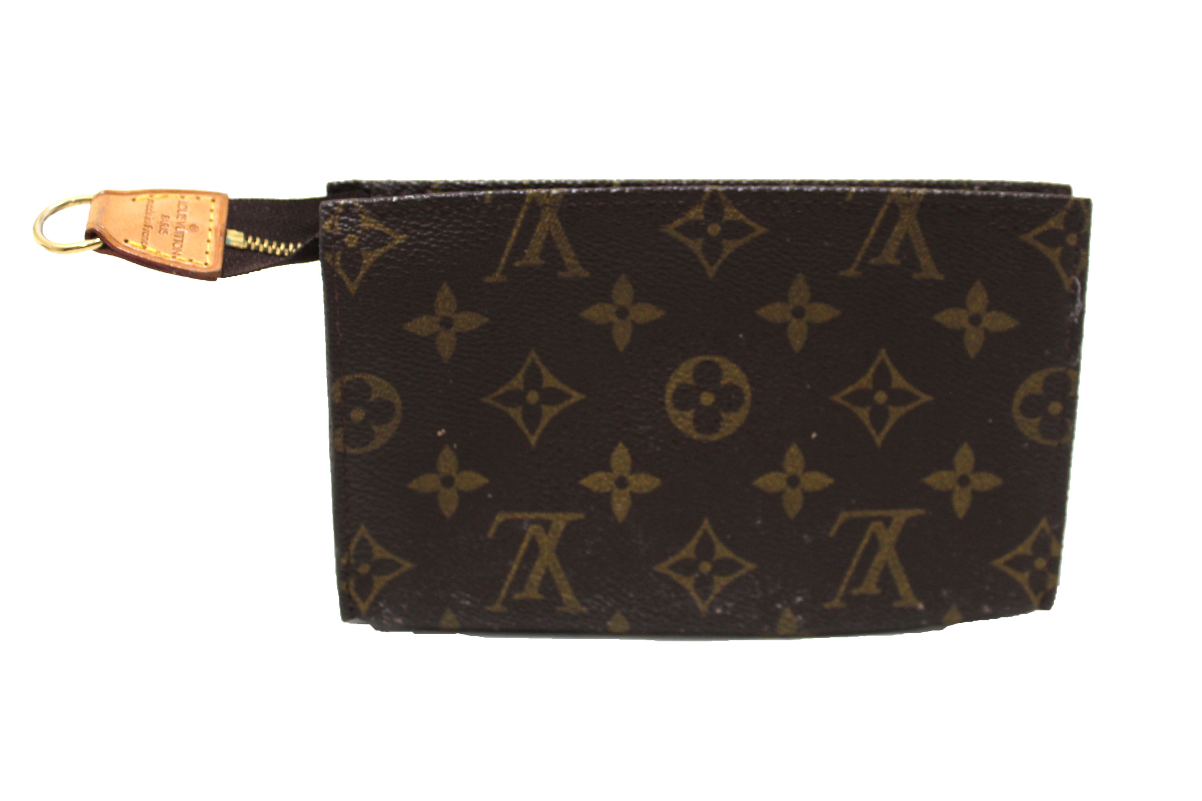 Authentic Louis Vuitton Classic Monogram Bucket PM Shoulder Bag