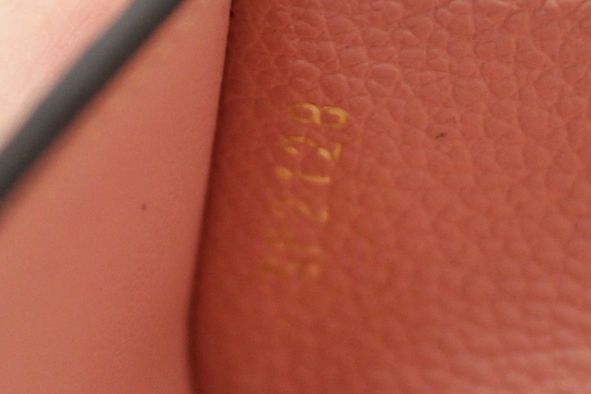 Authentic Louis Vuitton Pink Monogram Empreinte Leather Zoe Wallet