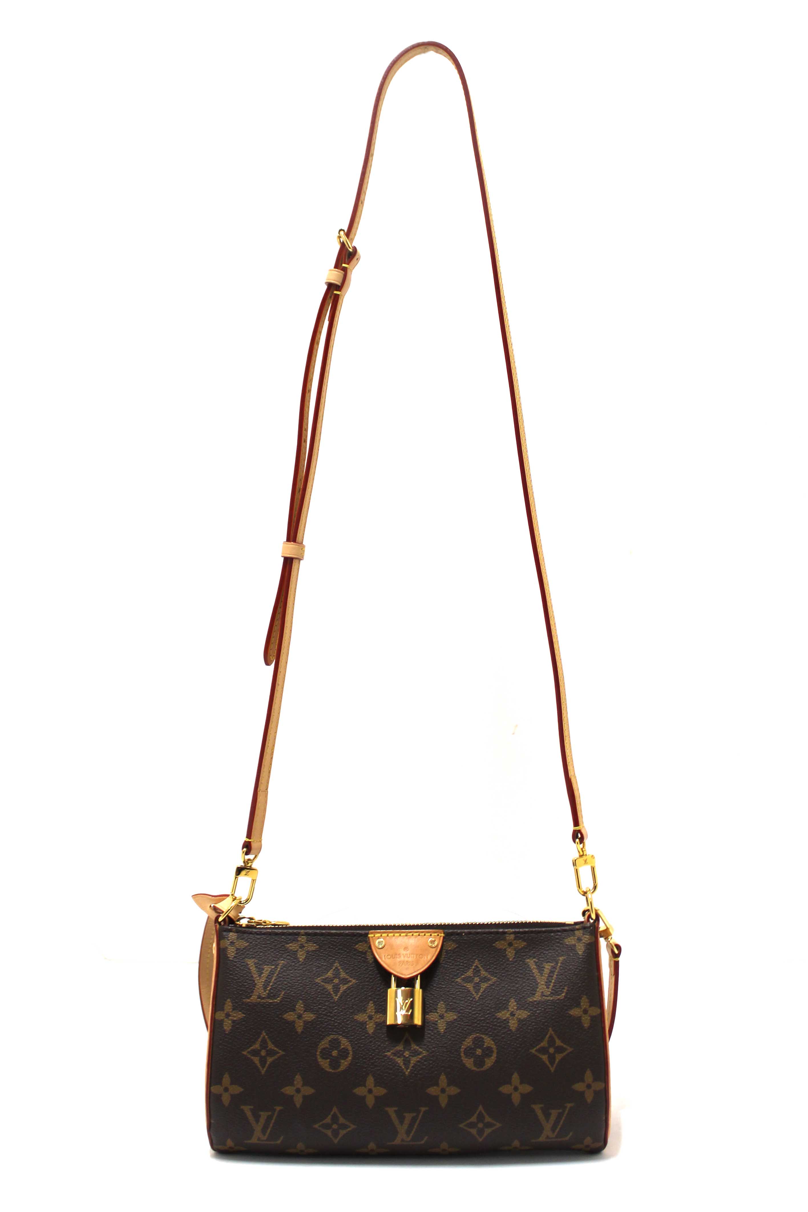 Authentic Louis Vuitton Classic Monogram Pochette Tirette Crossbody Bag