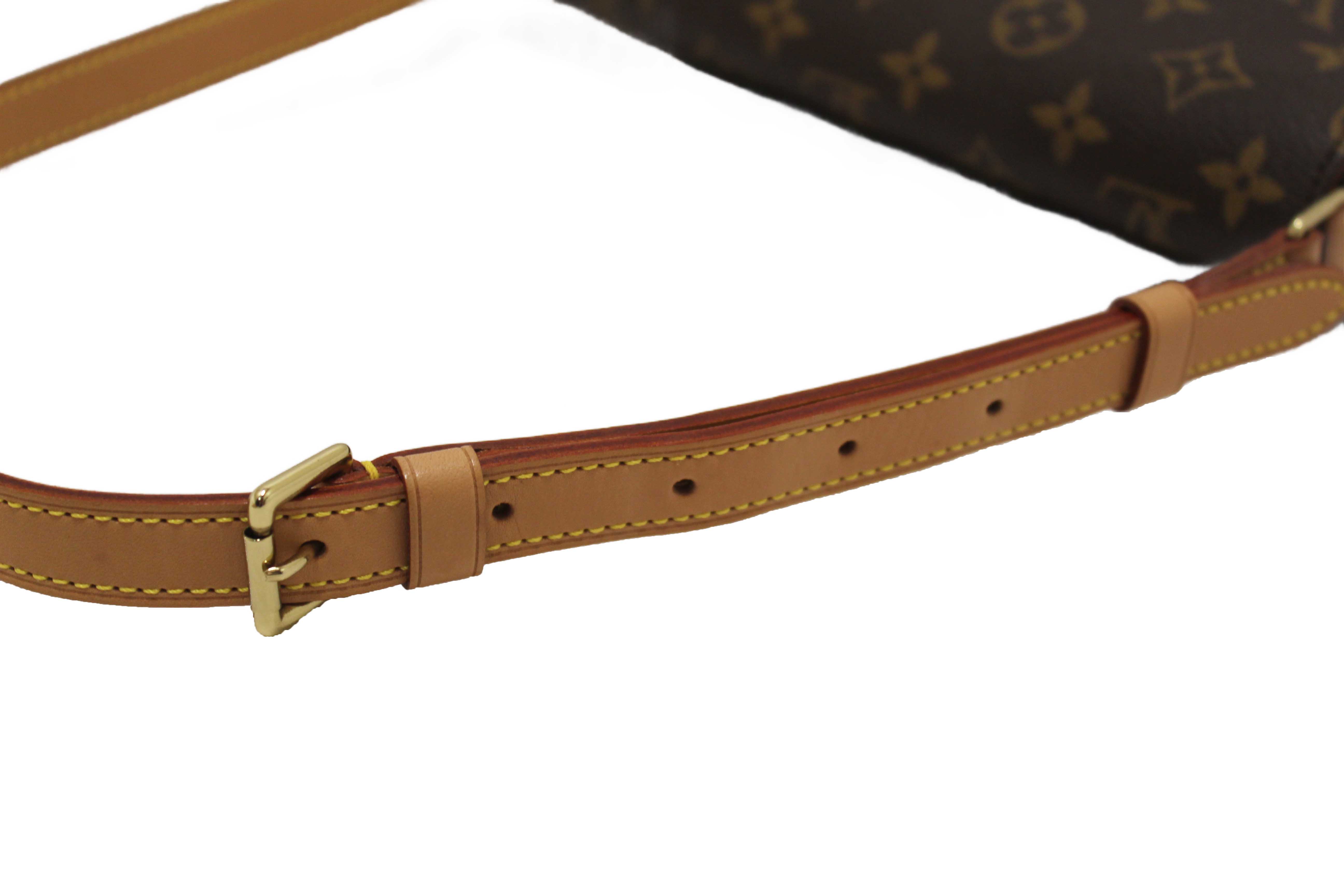 Authentic Louis Vuitton Classic Monogram Musette Tango Shoulder Bag