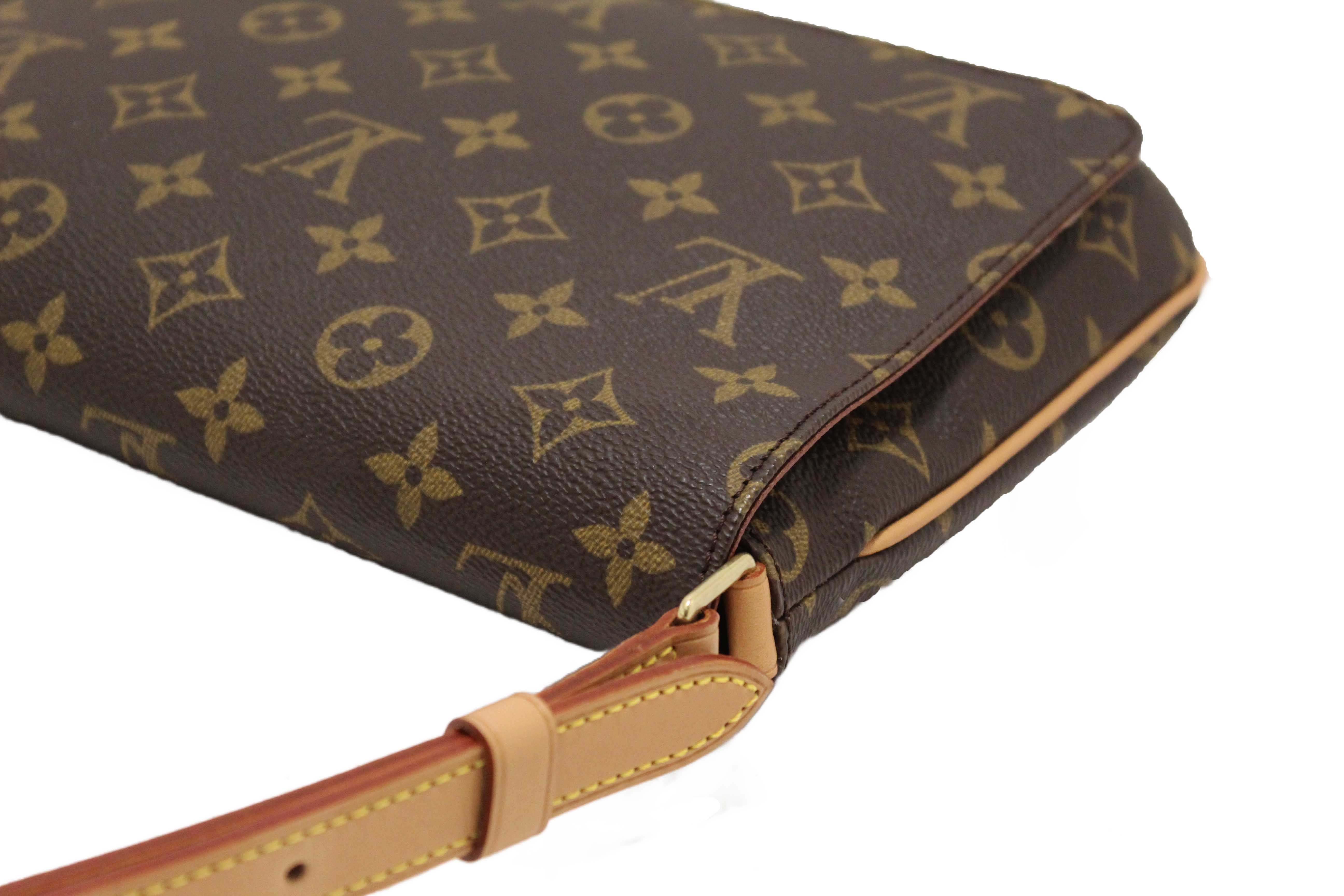 Authentic Louis Vuitton Classic Monogram Musette Tango Shoulder Bag