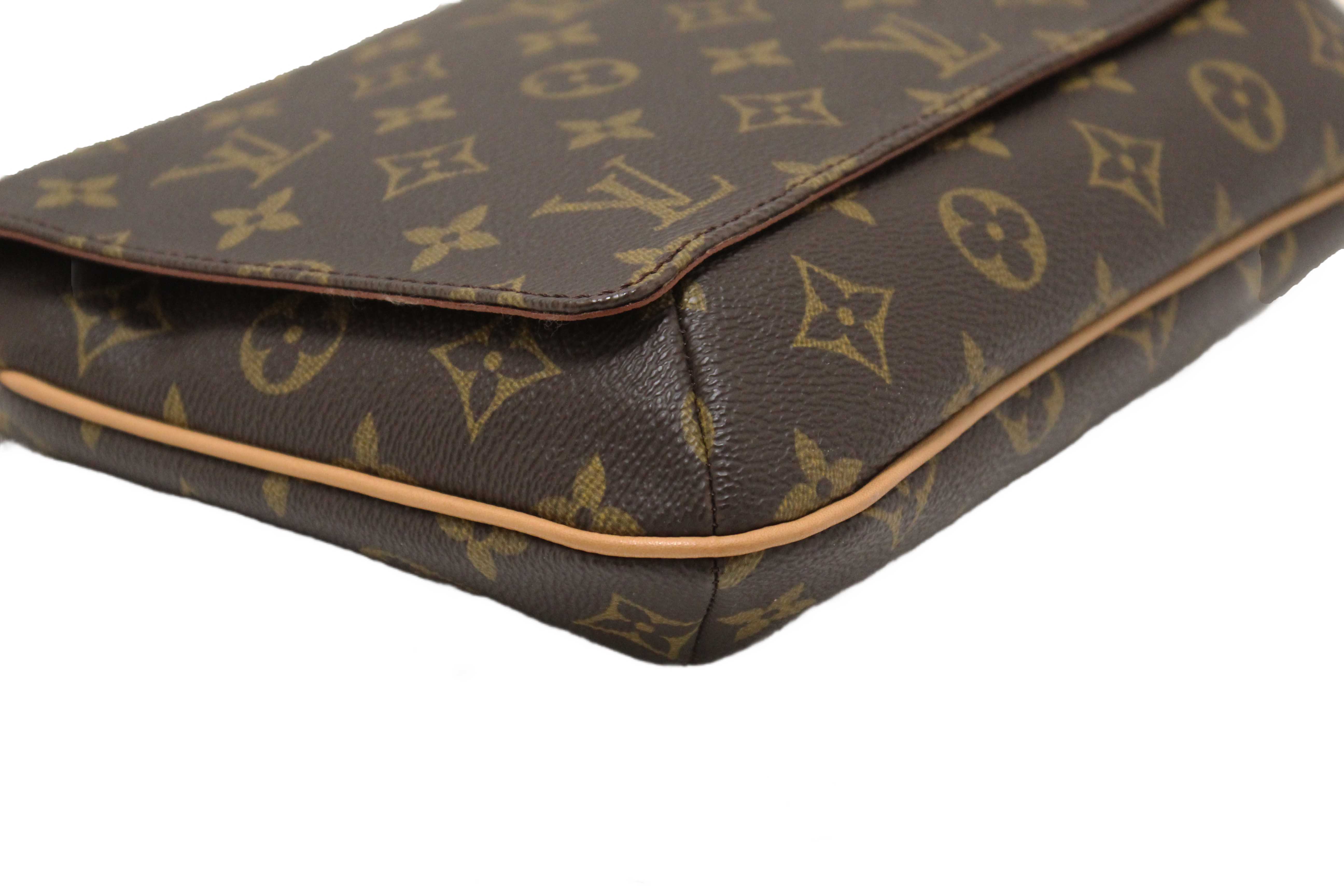 Authentic Louis Vuitton Classic Monogram Musette Tango Shoulder Bag