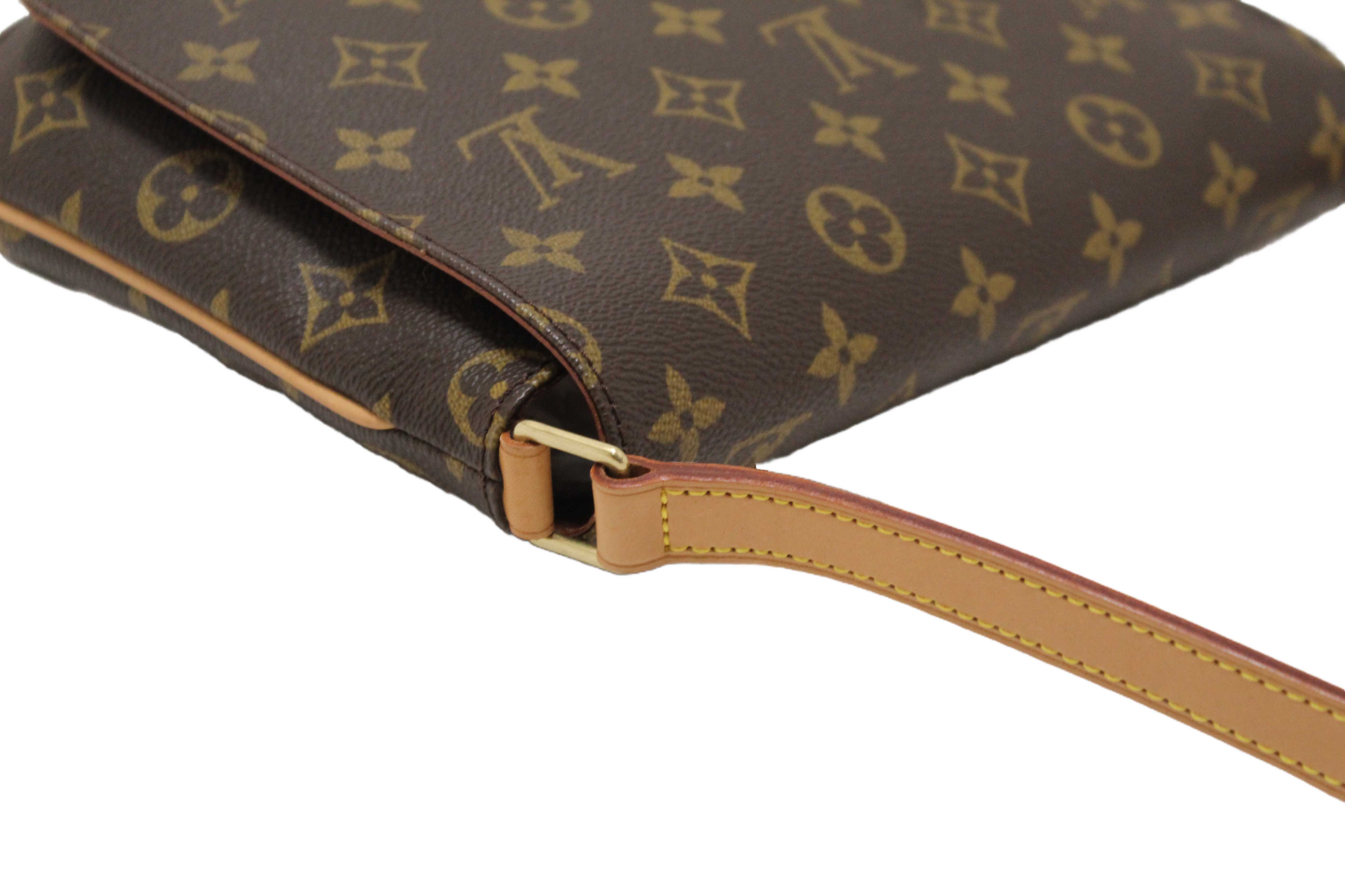 Authentic Louis Vuitton Classic Monogram Musette Tango Shoulder Bag