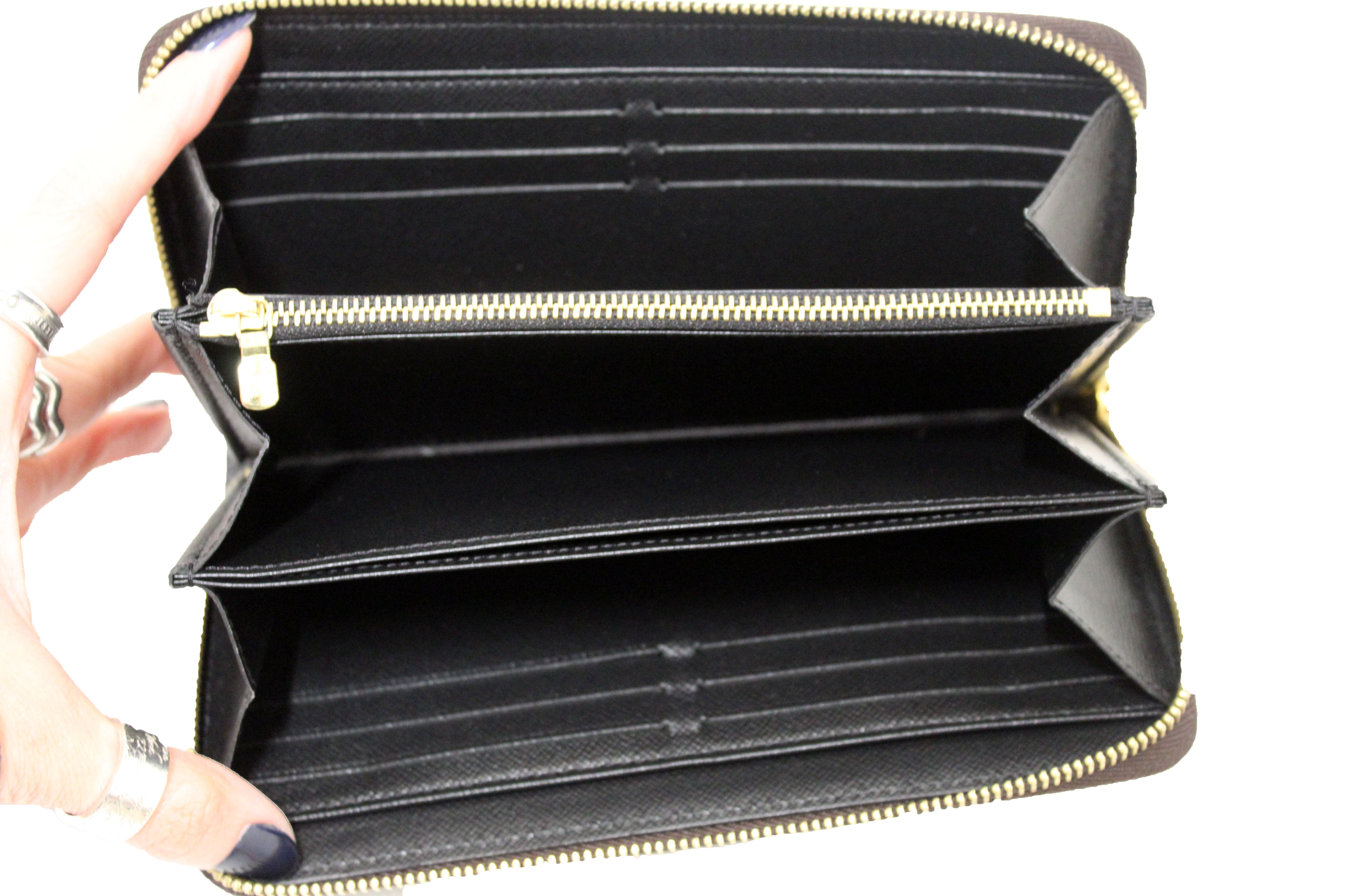 Louis Vuitton Zippy Monogram Patent Leather Wallet on SALE