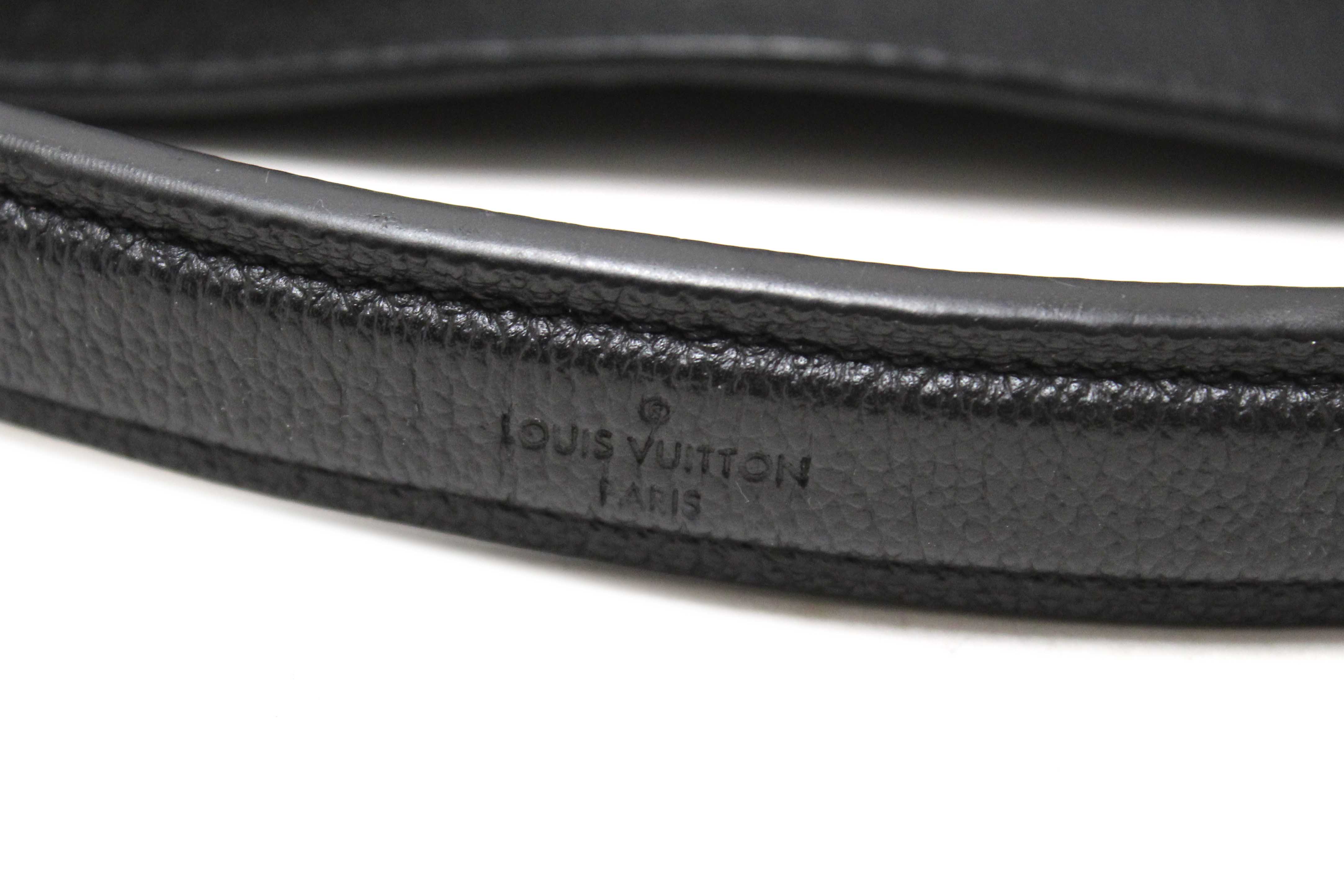 Authentic Louis Vuitton Black Monogram Empreinte Leather Melie Hobo Bag