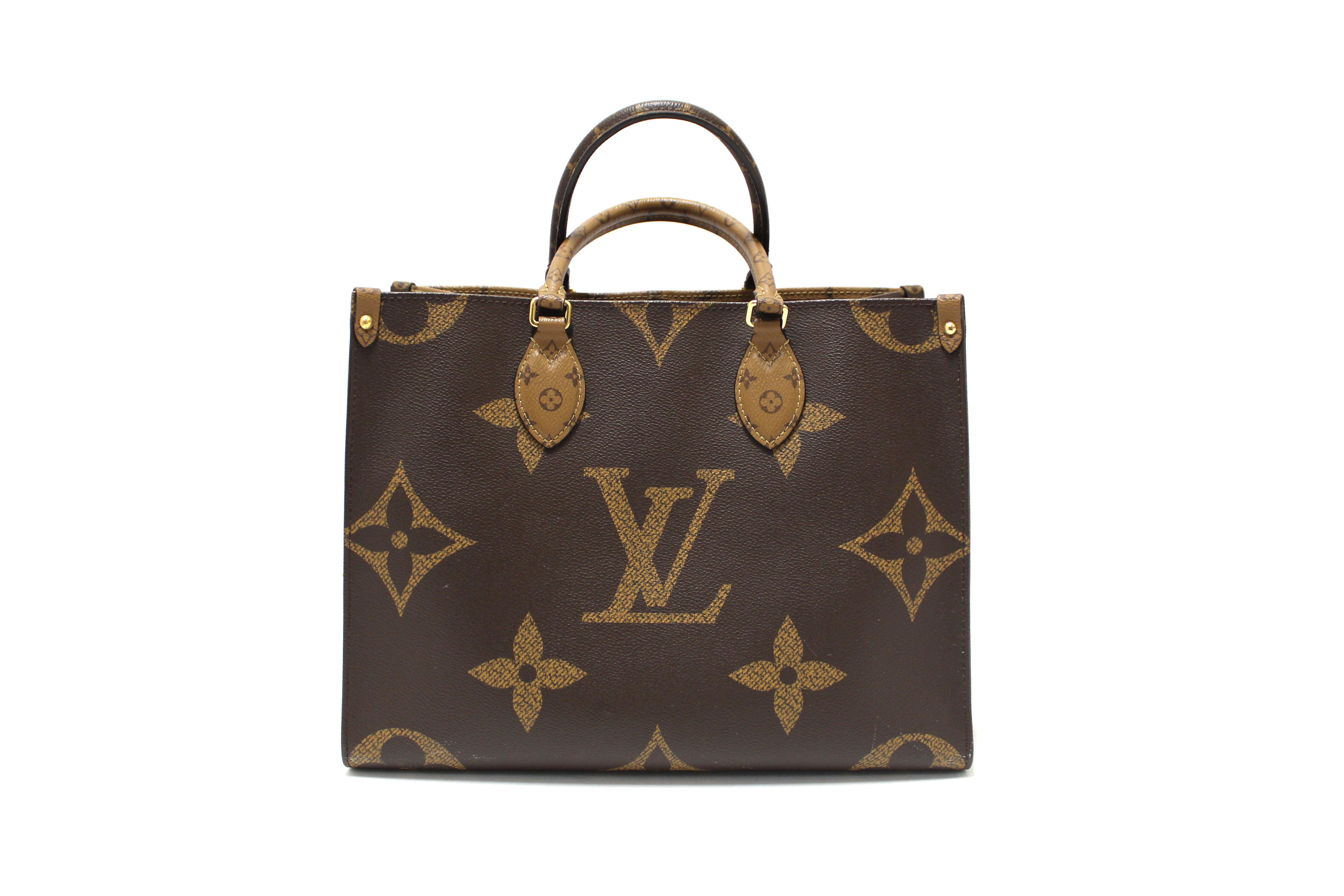 Authentic Louis Vuitton Classic Monogram OnTheGo MM Tote bag