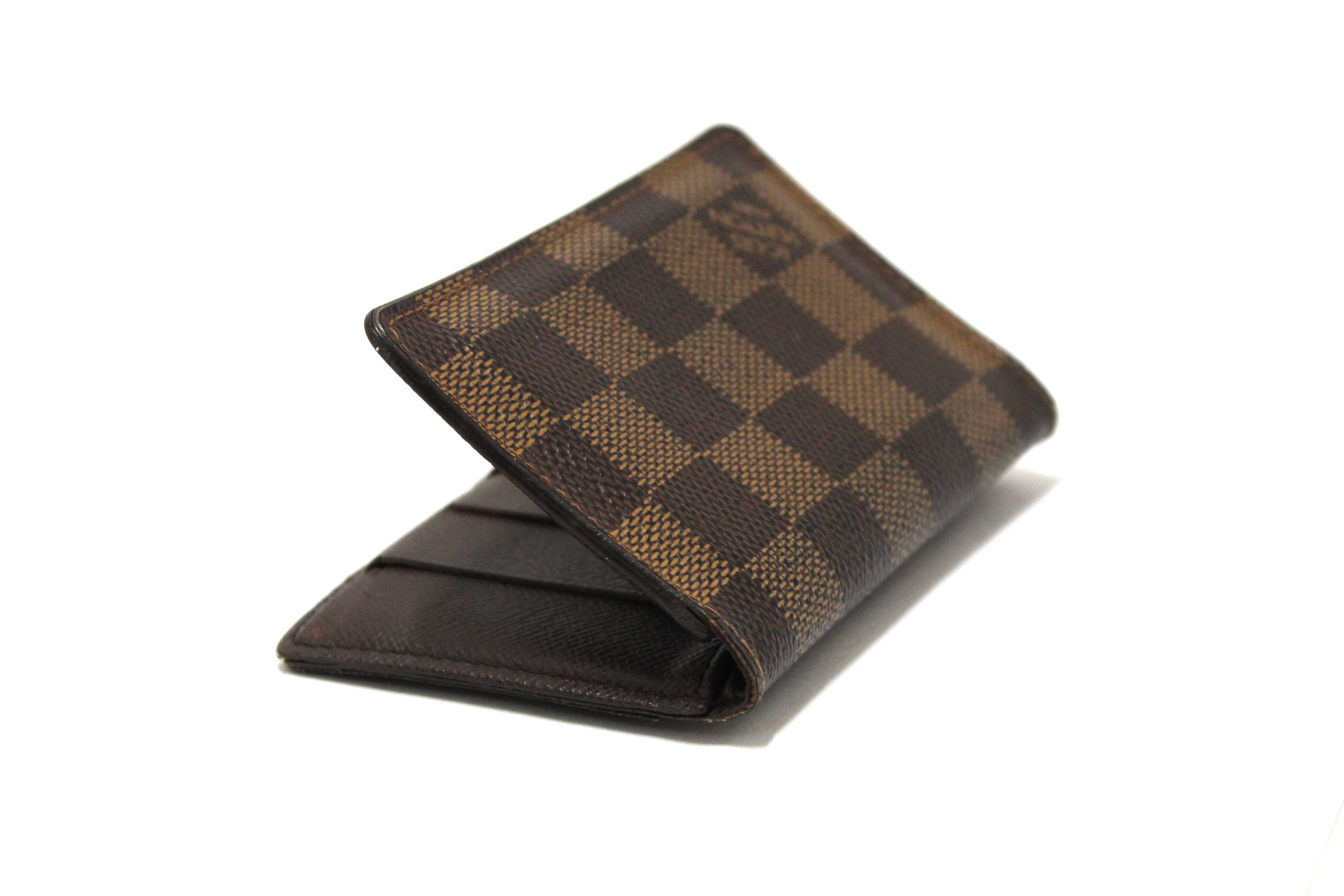 Authentic Louis Vuitton Damier Ebene Canvas Pocket Organizer