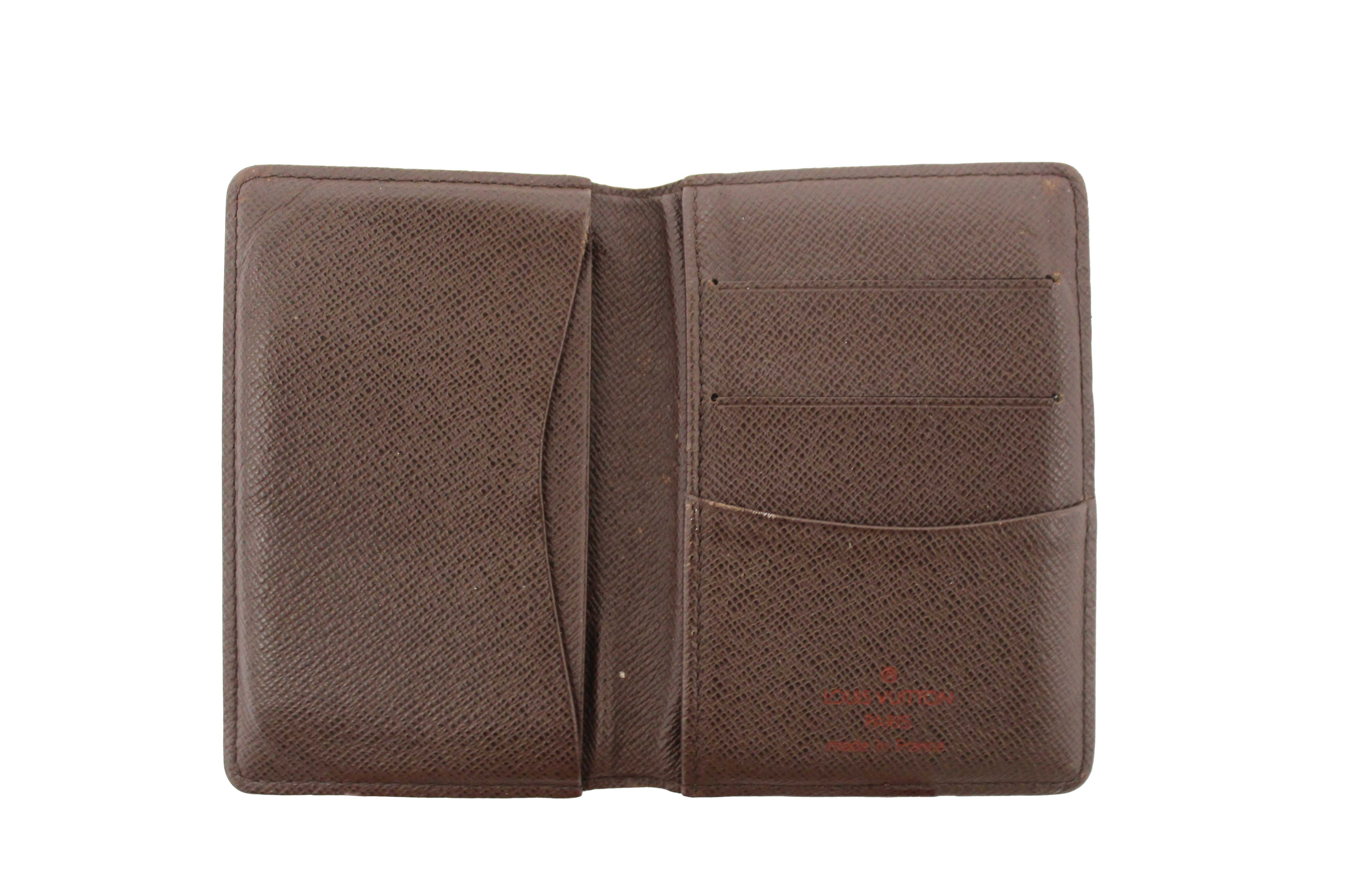 Authentic Louis Vuitton Damier Ebene Canvas Pocket Organizer