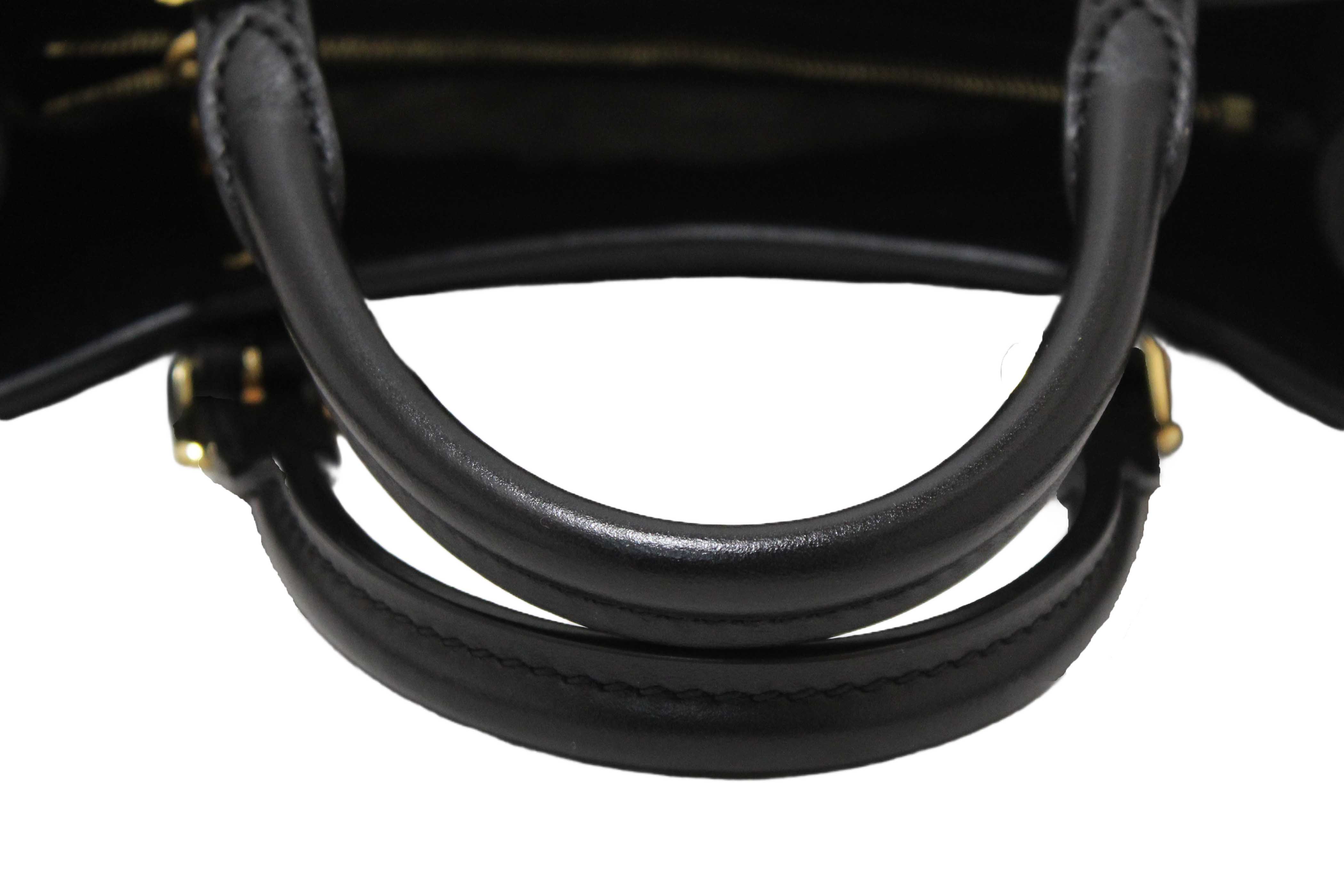 Authentic Louis Vuitton Black Monogram Empreinte Babylone Tote PM Bag