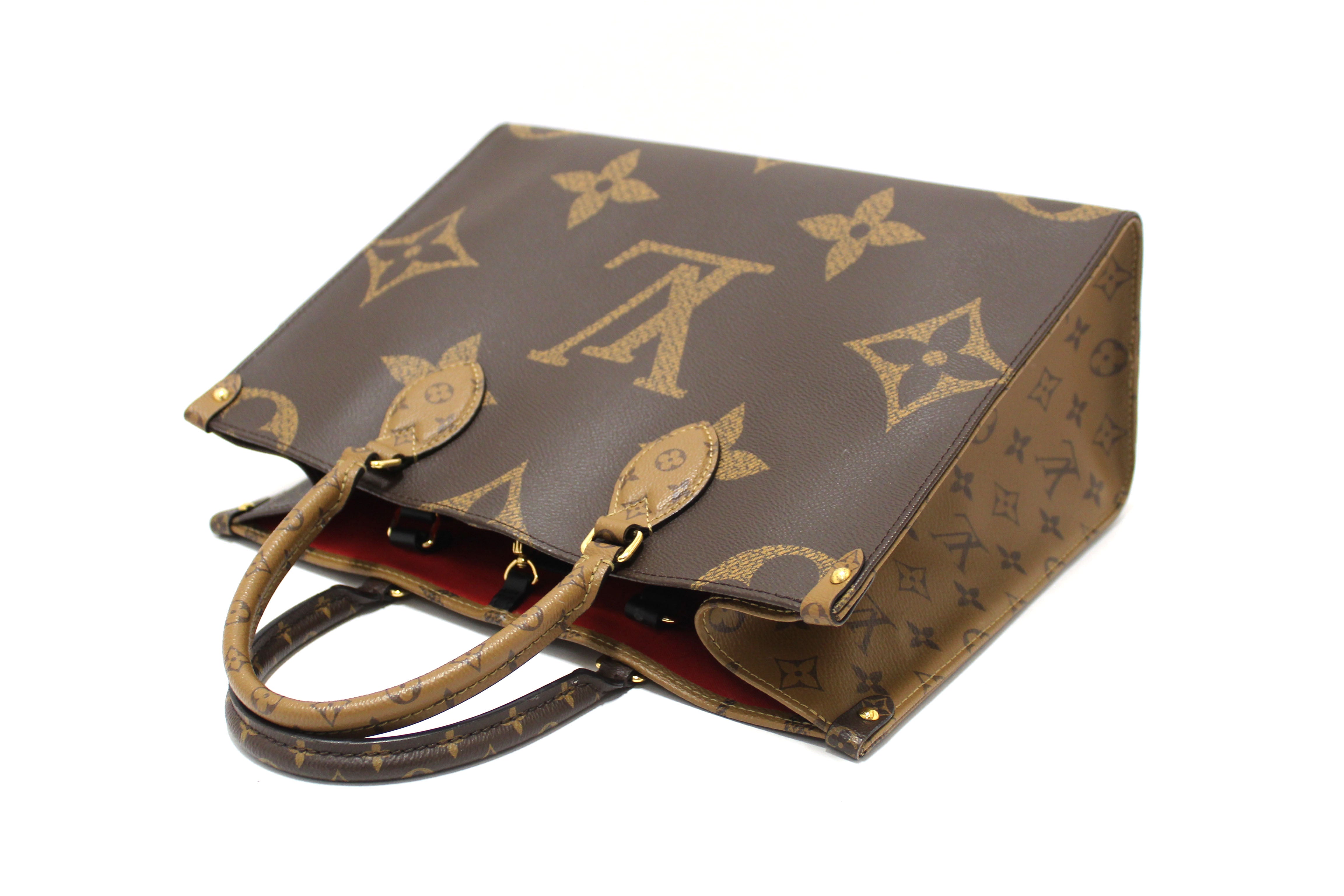 Authentic Louis Vuitton Classic Monogram OnTheGo MM Tote bag