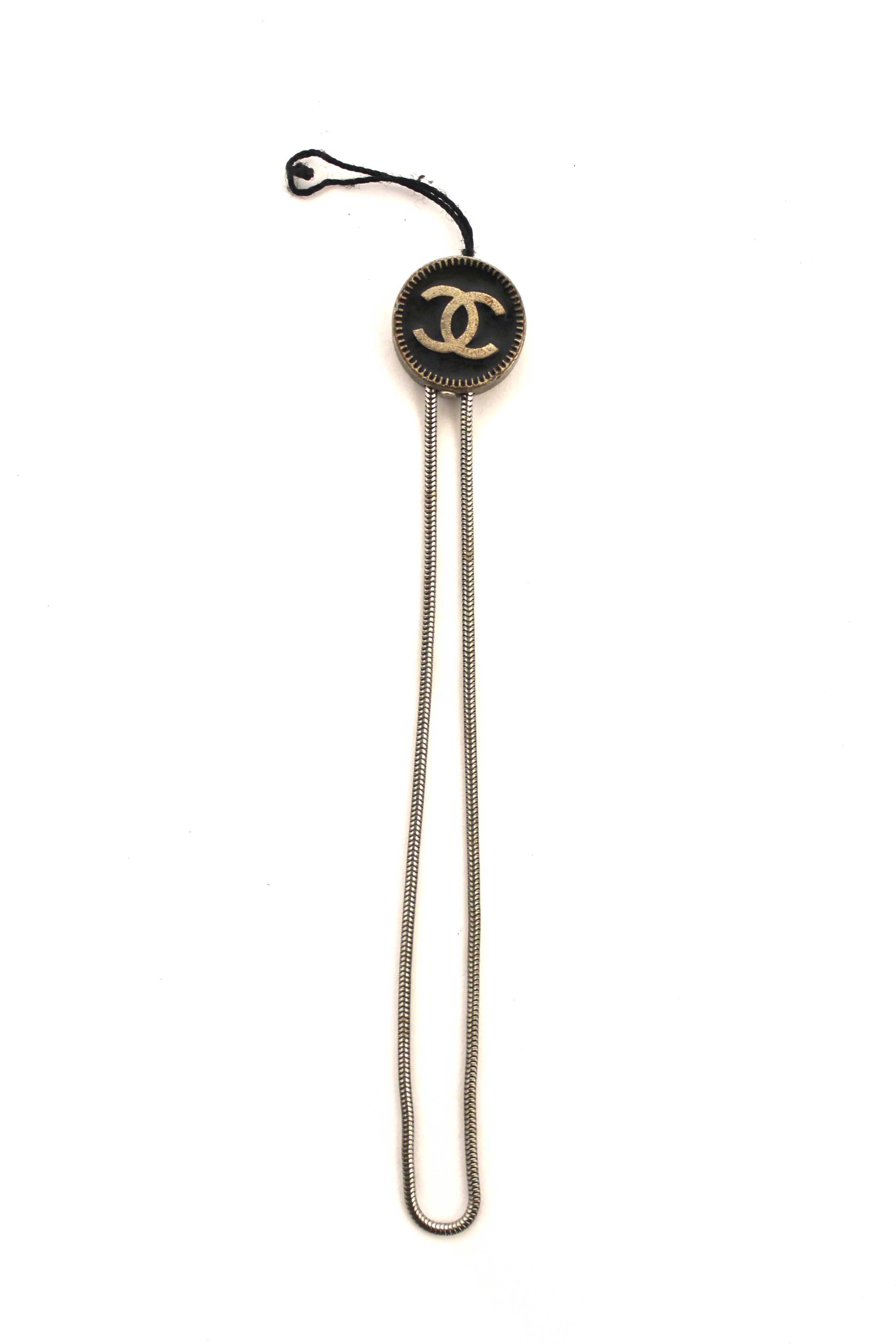 Authentic Chanel Vintage CC Silver Phone Charm