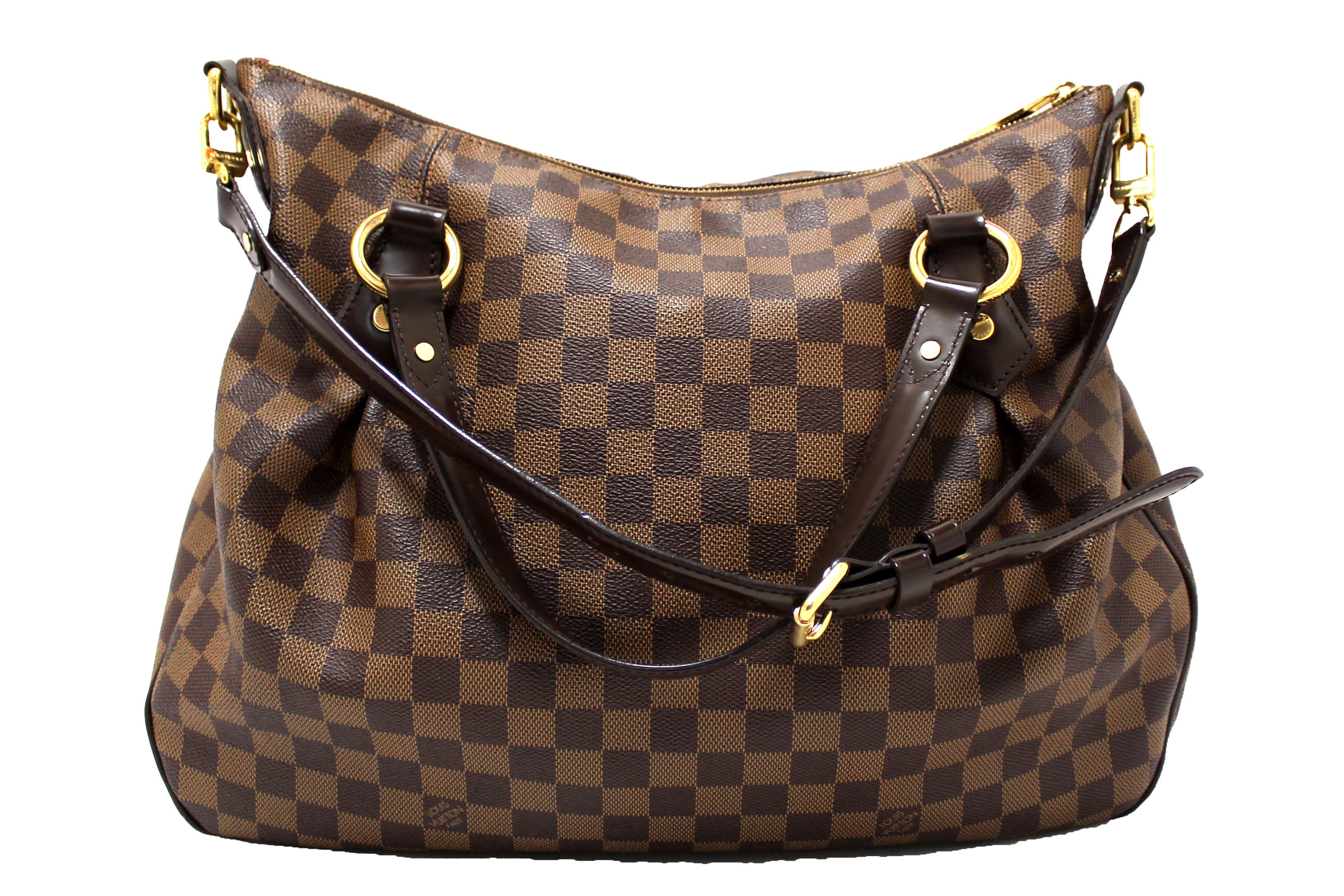 Authentic Louis Vuitton Damier Ebene Evora MM Tote Bag