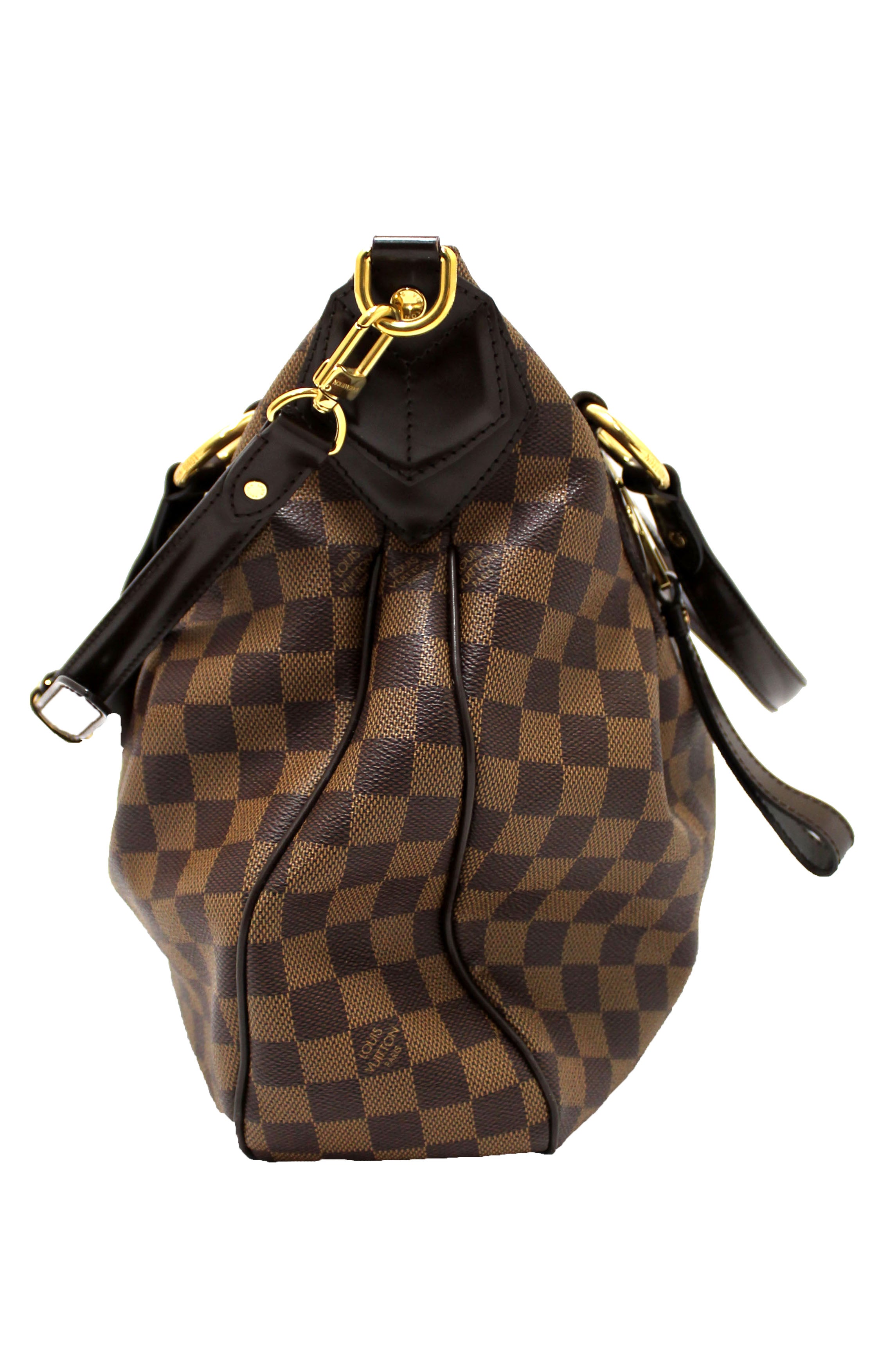 Authentic Louis Vuitton Damier Ebene Evora MM Tote Bag