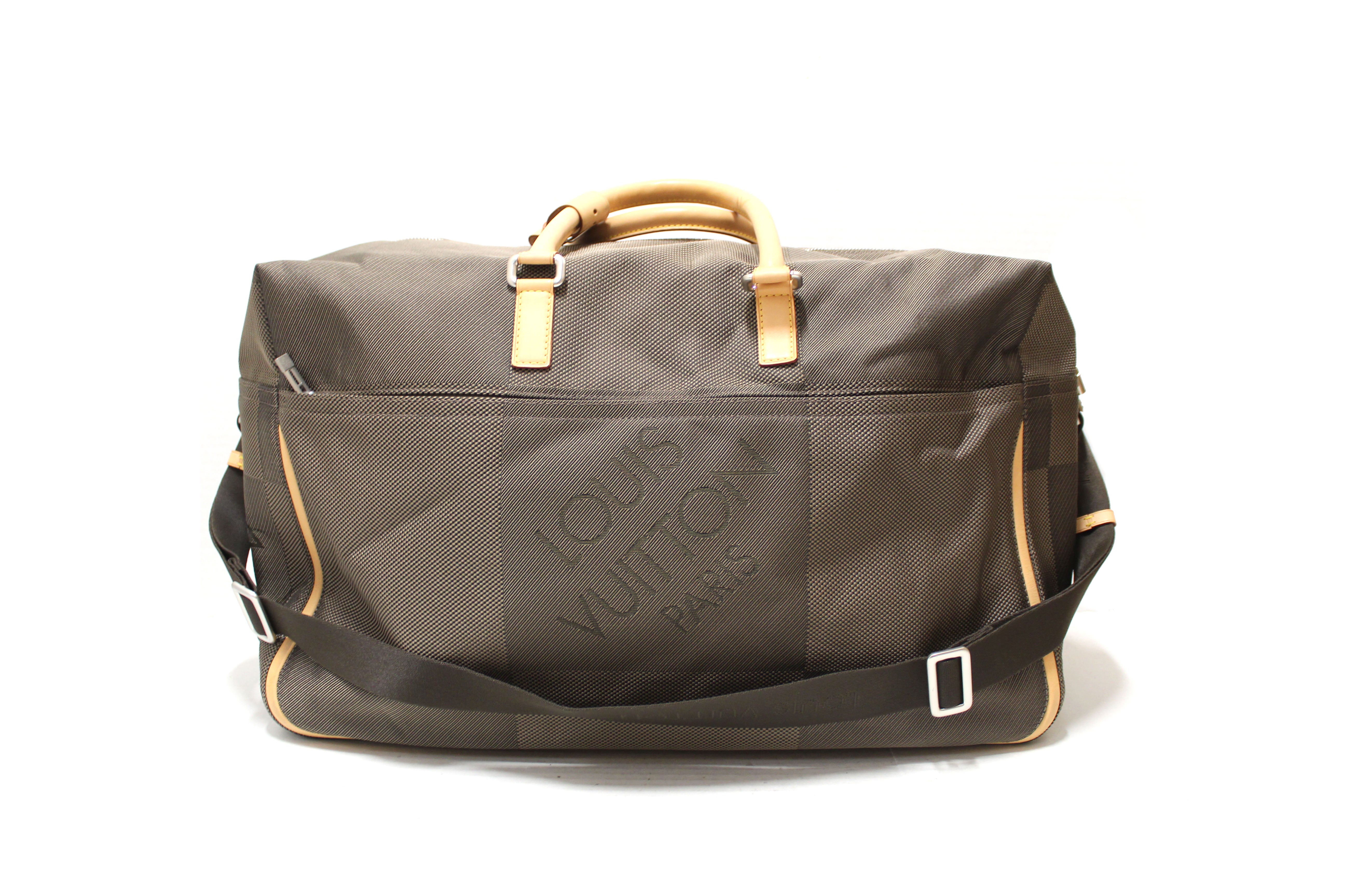 Authentic Louis Vuitton Damier Geant Souverain Travel Duffle Bag