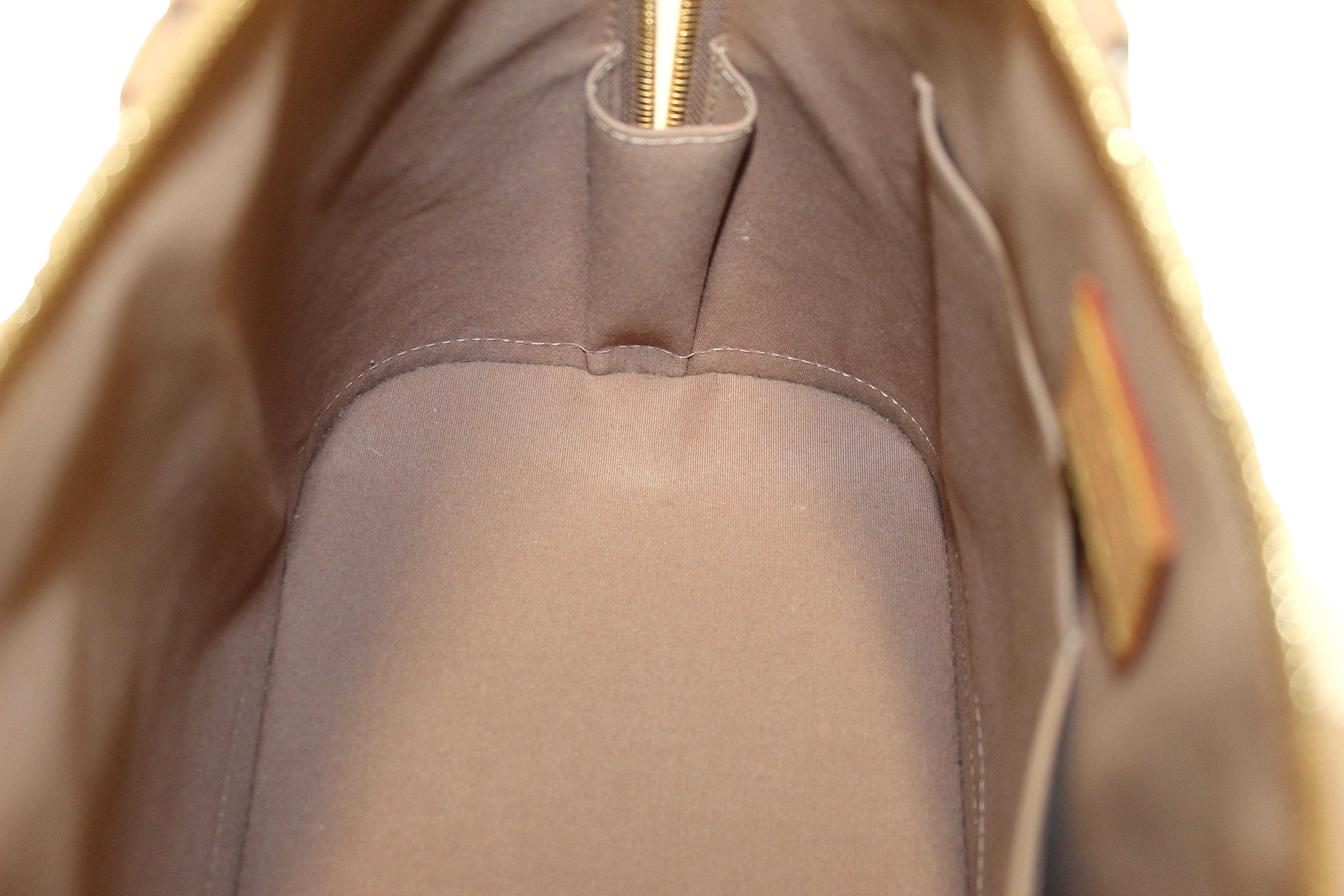 Louis Vuitton Beige Monogram Vernis Alma PM Bag at 1stDibs