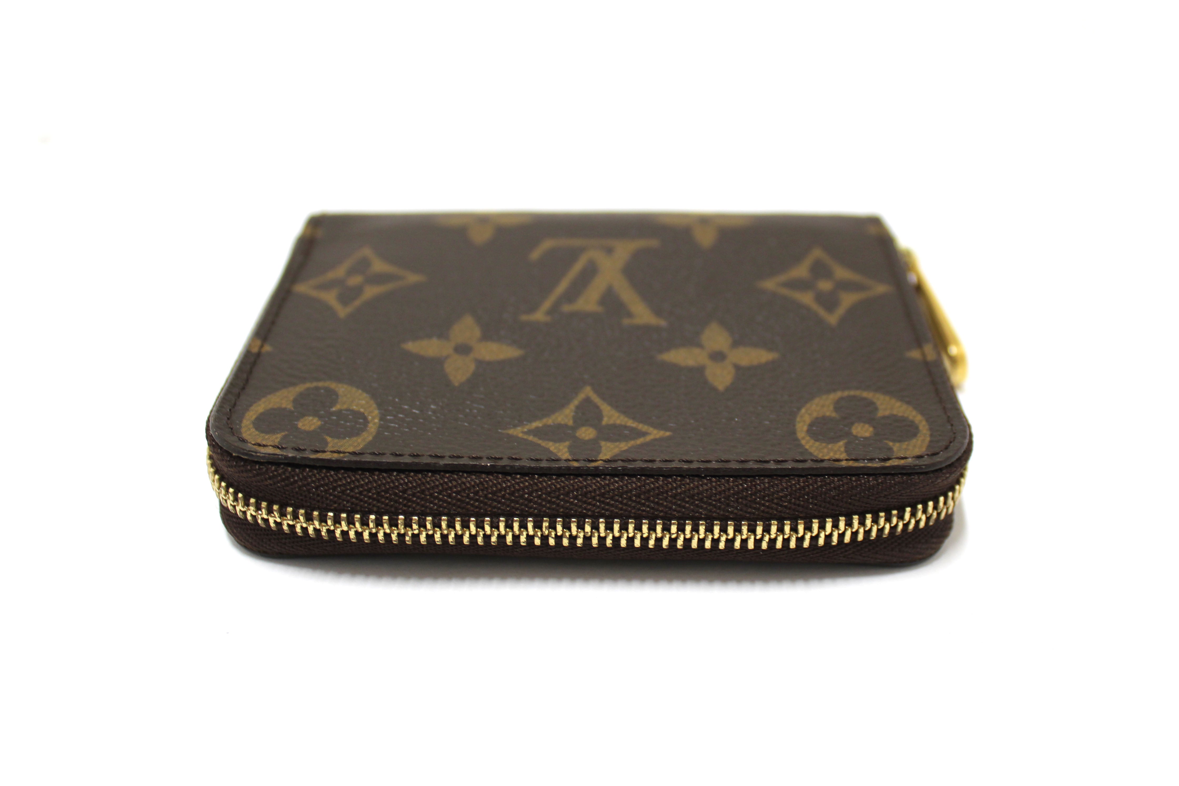 Authentic Louis Vuitton Classic Monogram Zippy Coin Purse