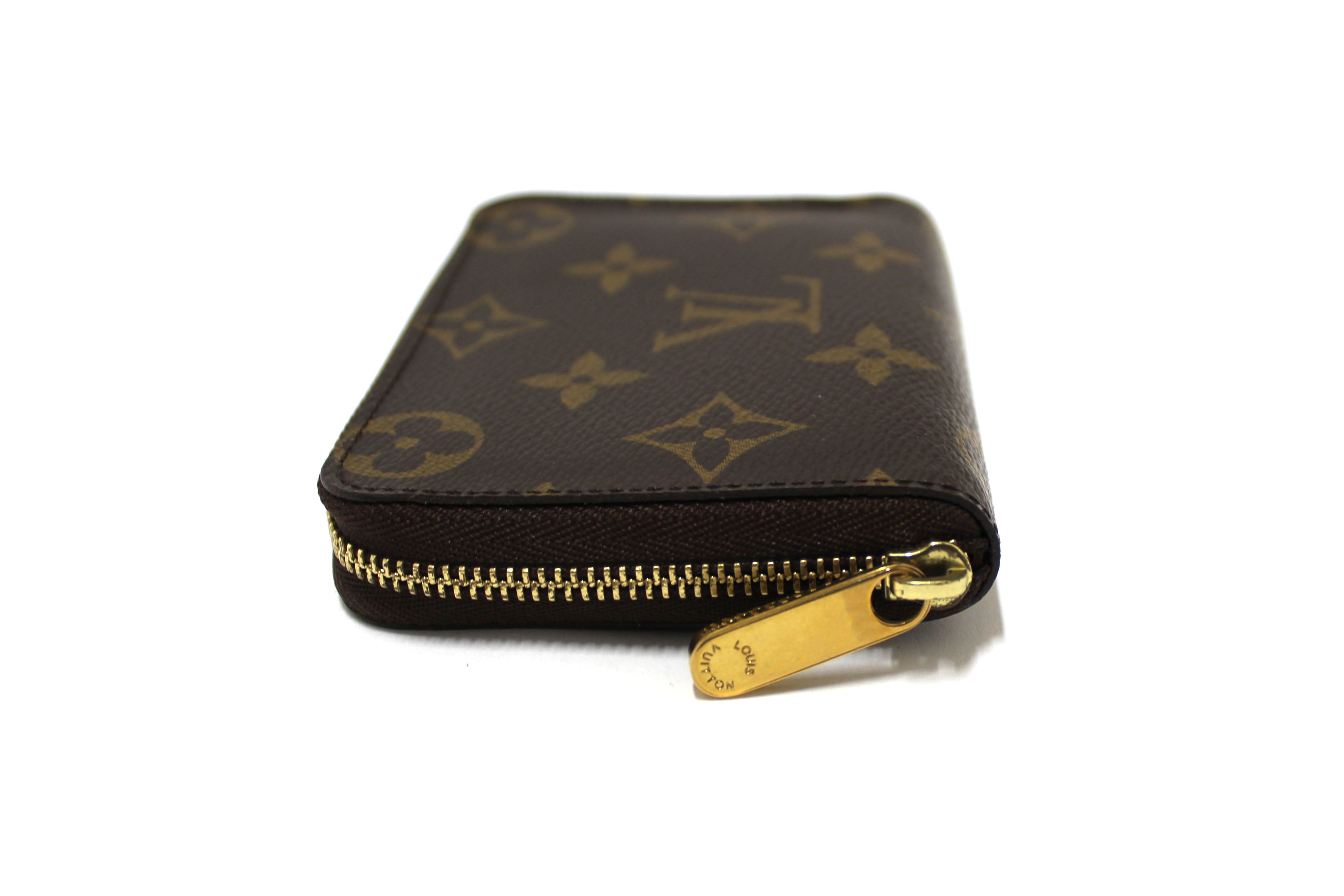 Authentic Louis Vuitton Classic Monogram Zippy Coin Purse