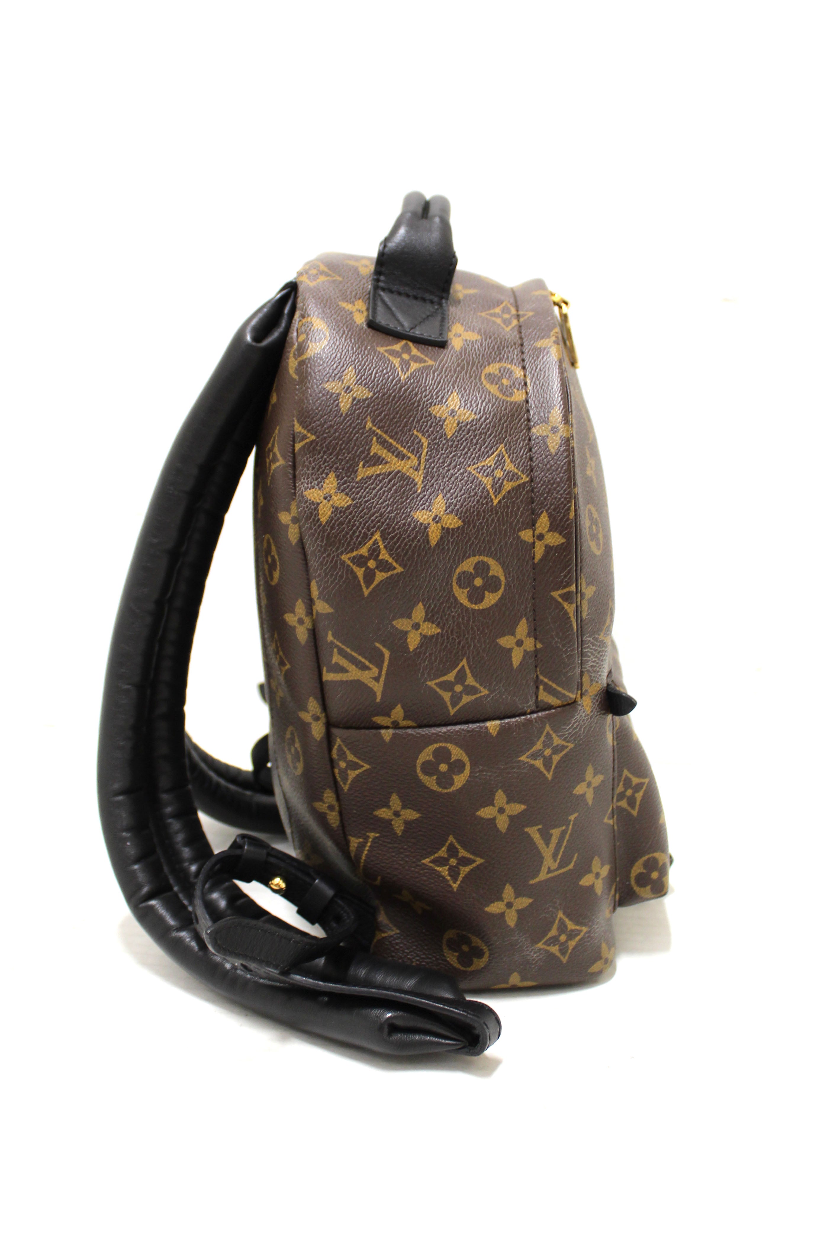 authentic louis vuitton palm springs backpack Authentic Louis Vuitton Classic Monogram Palm Springs PM Backpack – Paris Station Shop