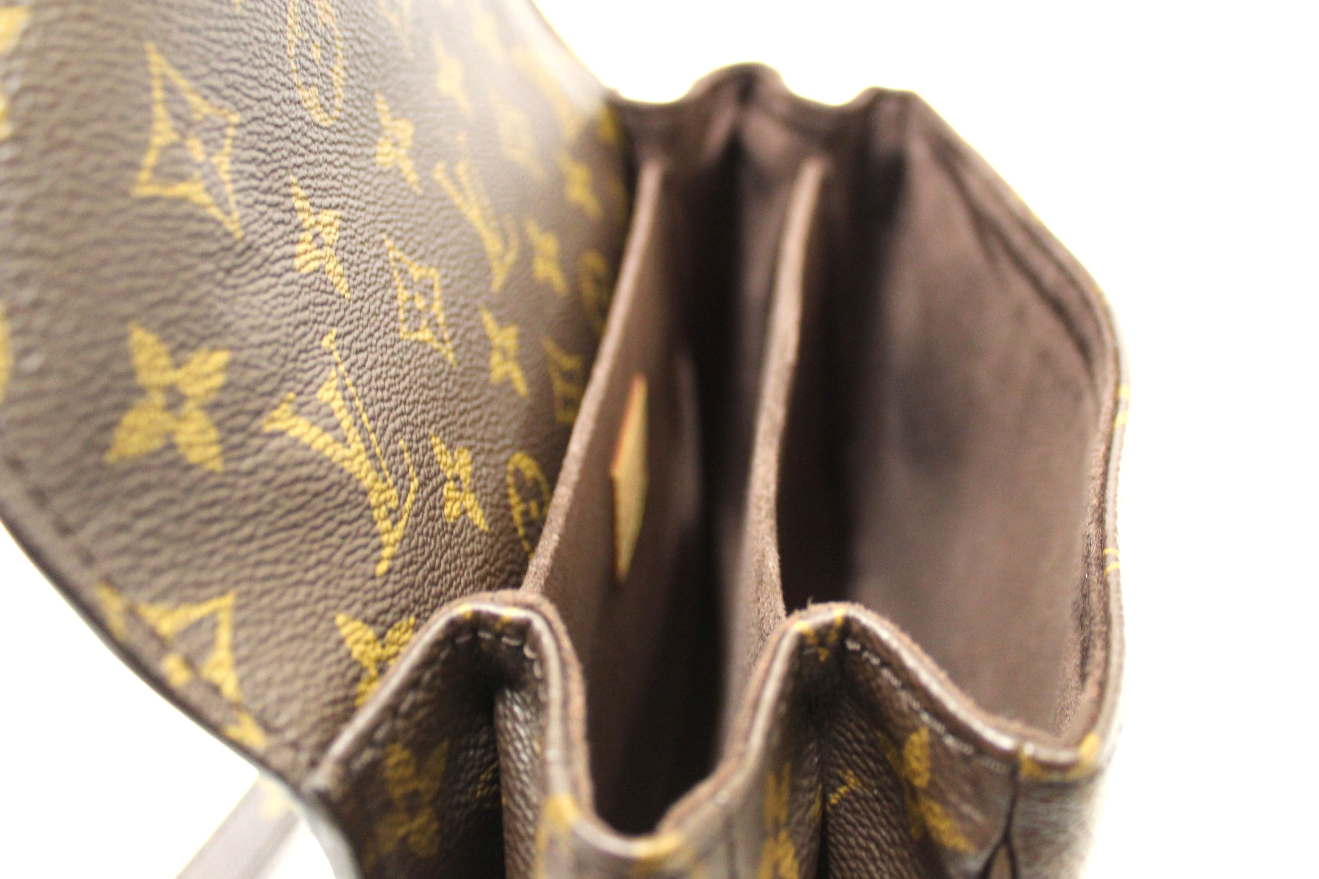 Authentic Louis Vuitton Classic Monogram Metis Pochette Messenger Bag