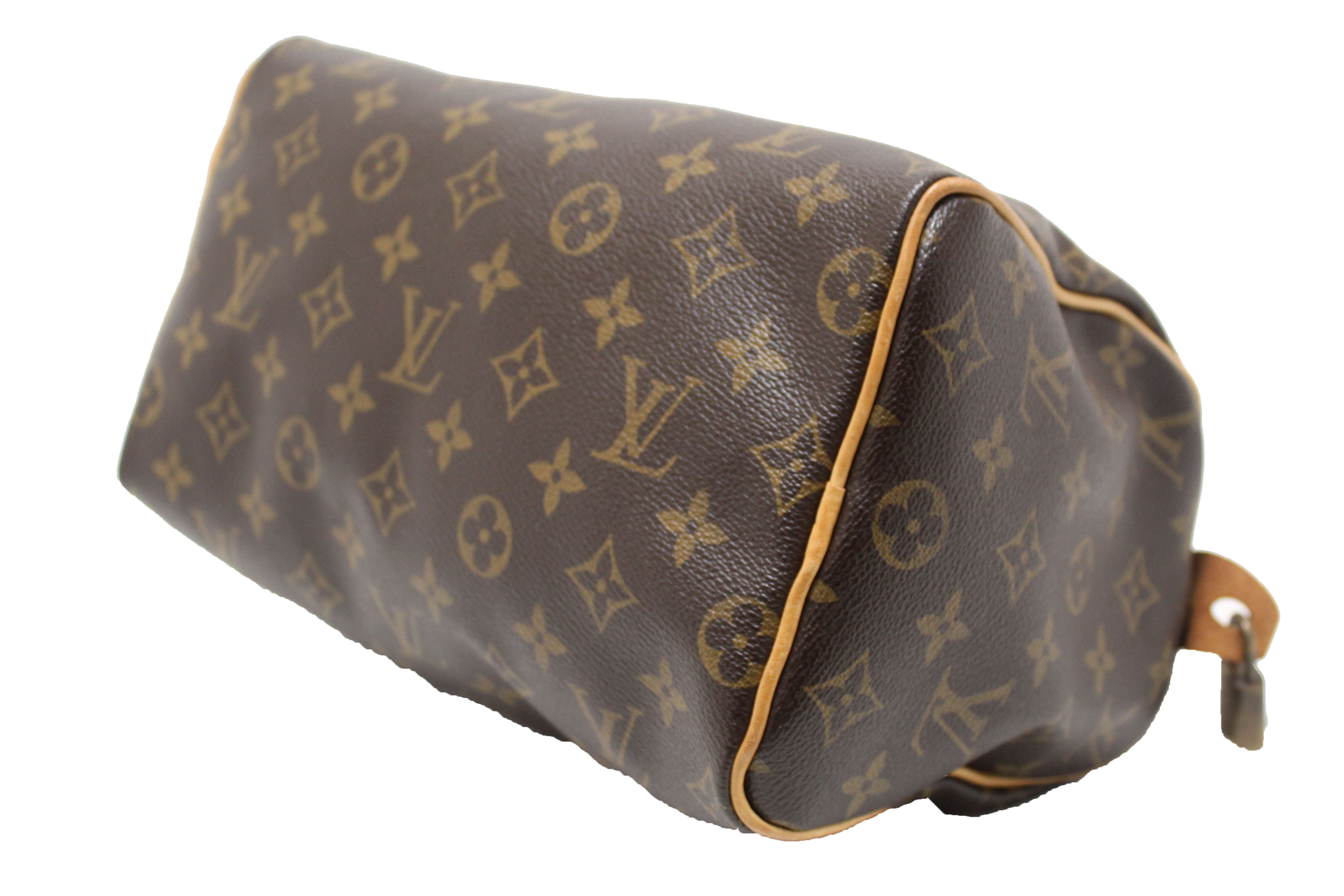 Authentic Louis Vuitton Satchel Bag Speedy 25 Monogram Used LV Handbag  Vintage​ in 2023