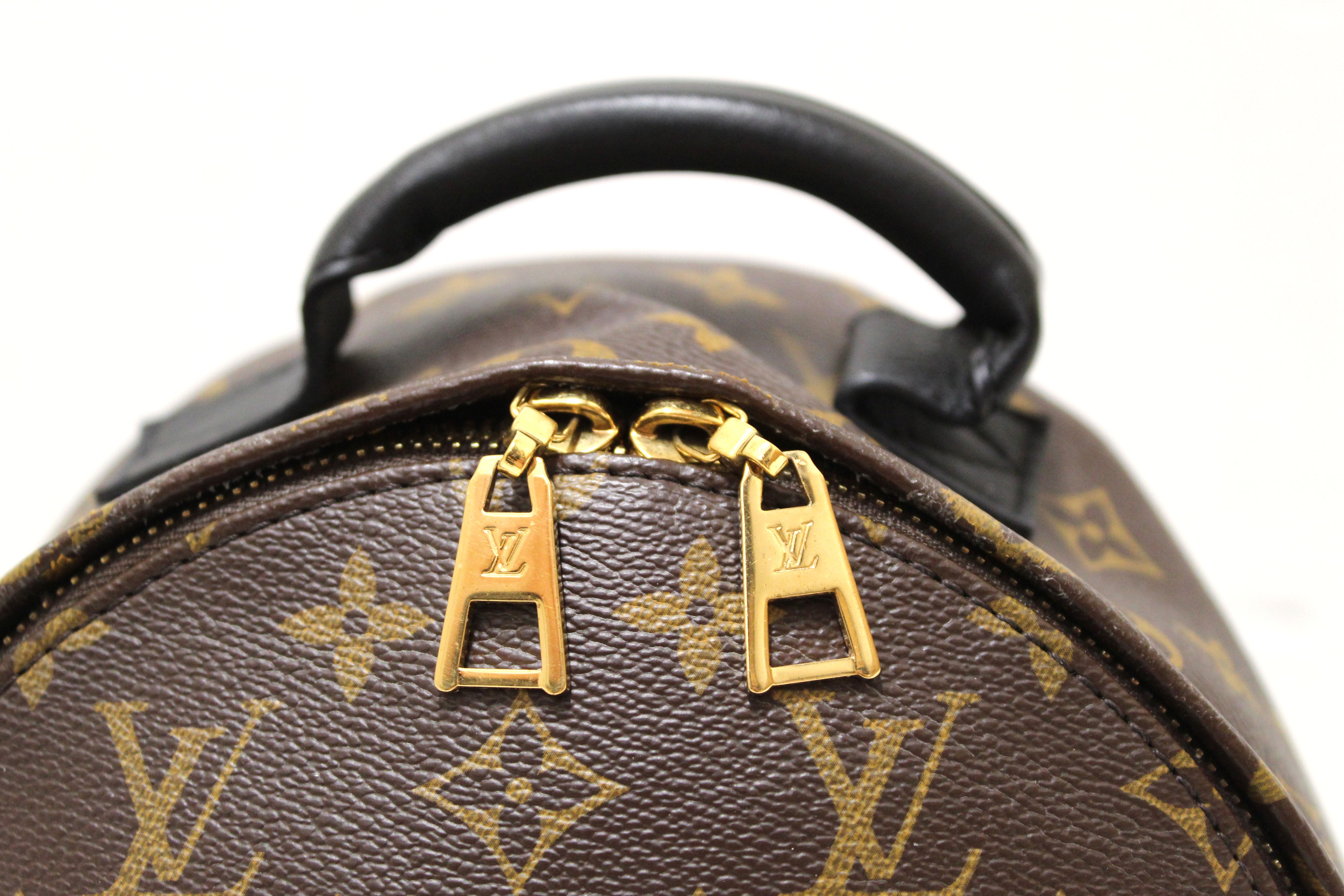 Authentic Louis Vuitton Classic Monogram Palm Springs PM Backpack