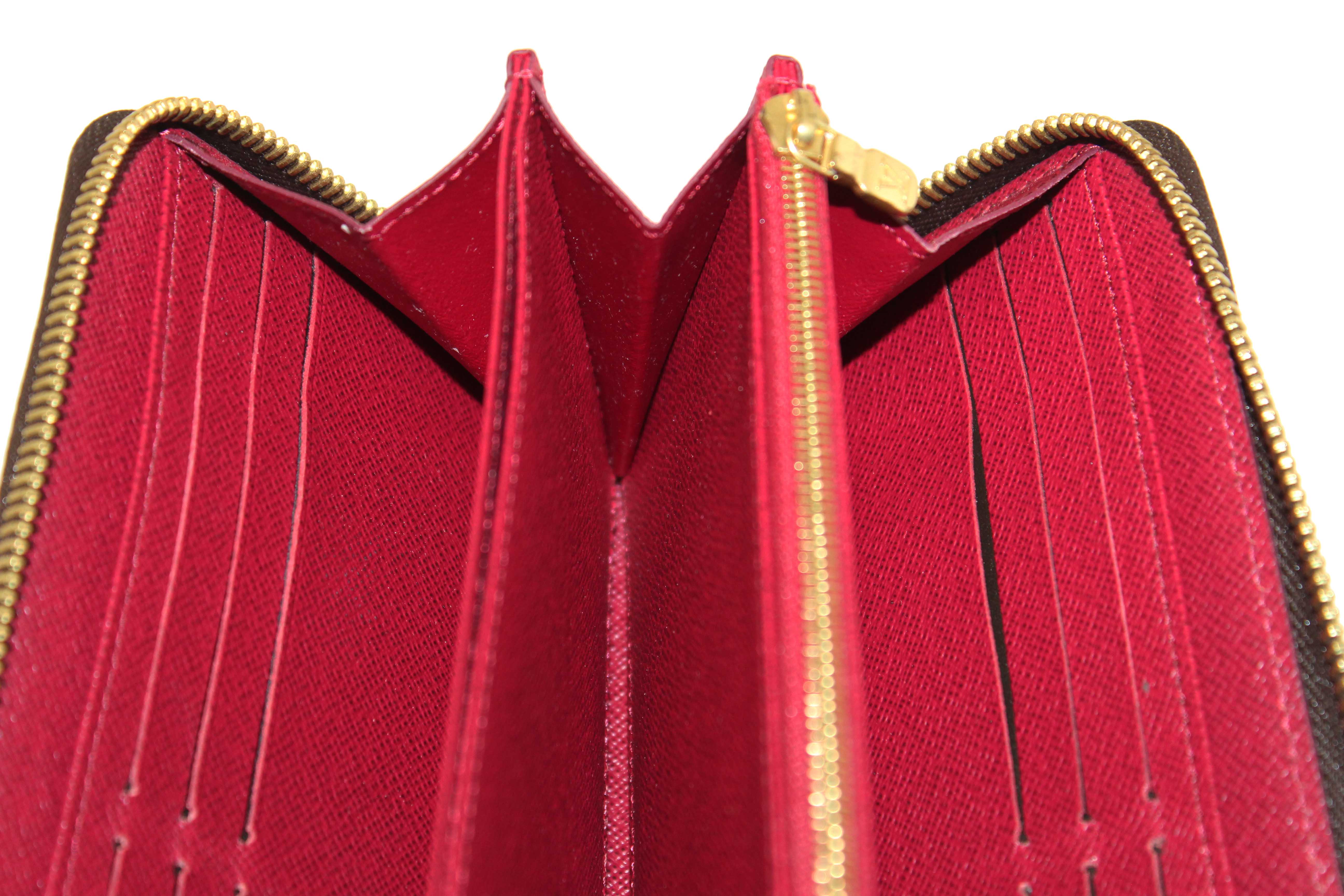 Authentic Louis Vuitton Classic Monogram Canvas Zippy Wallet