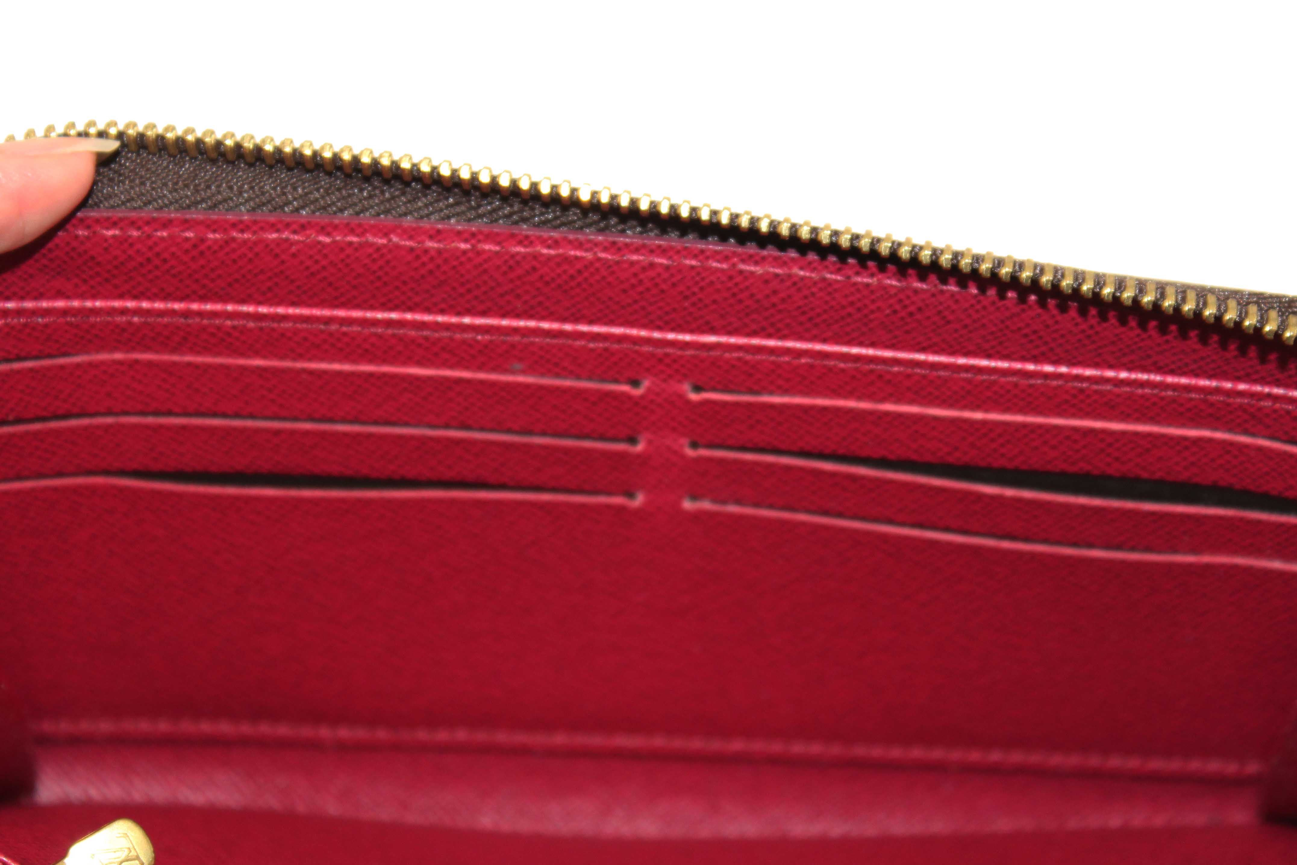 Authentic Louis Vuitton Classic Monogram Canvas Zippy Wallet