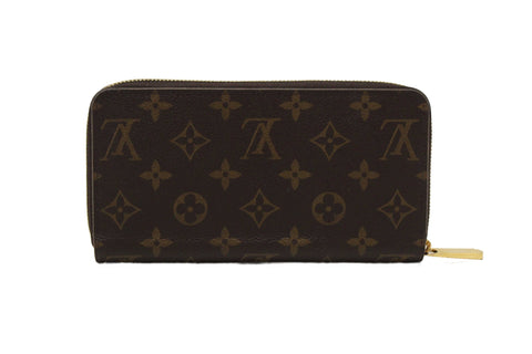 Authentic Louis Vuitton Classic Monogram Canvas Zippy Wallet