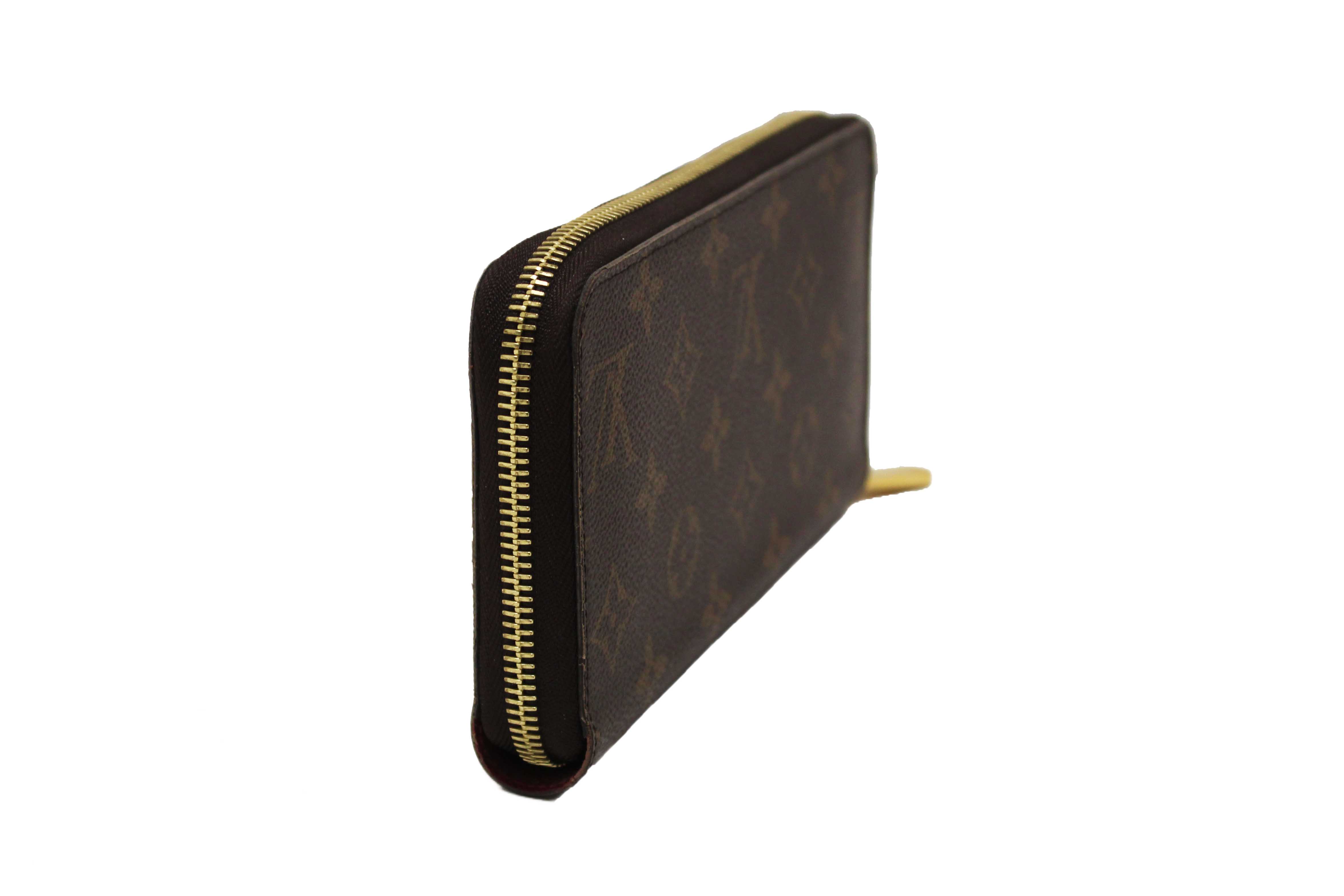 Authentic Louis Vuitton Classic Monogram Canvas Zippy Wallet
