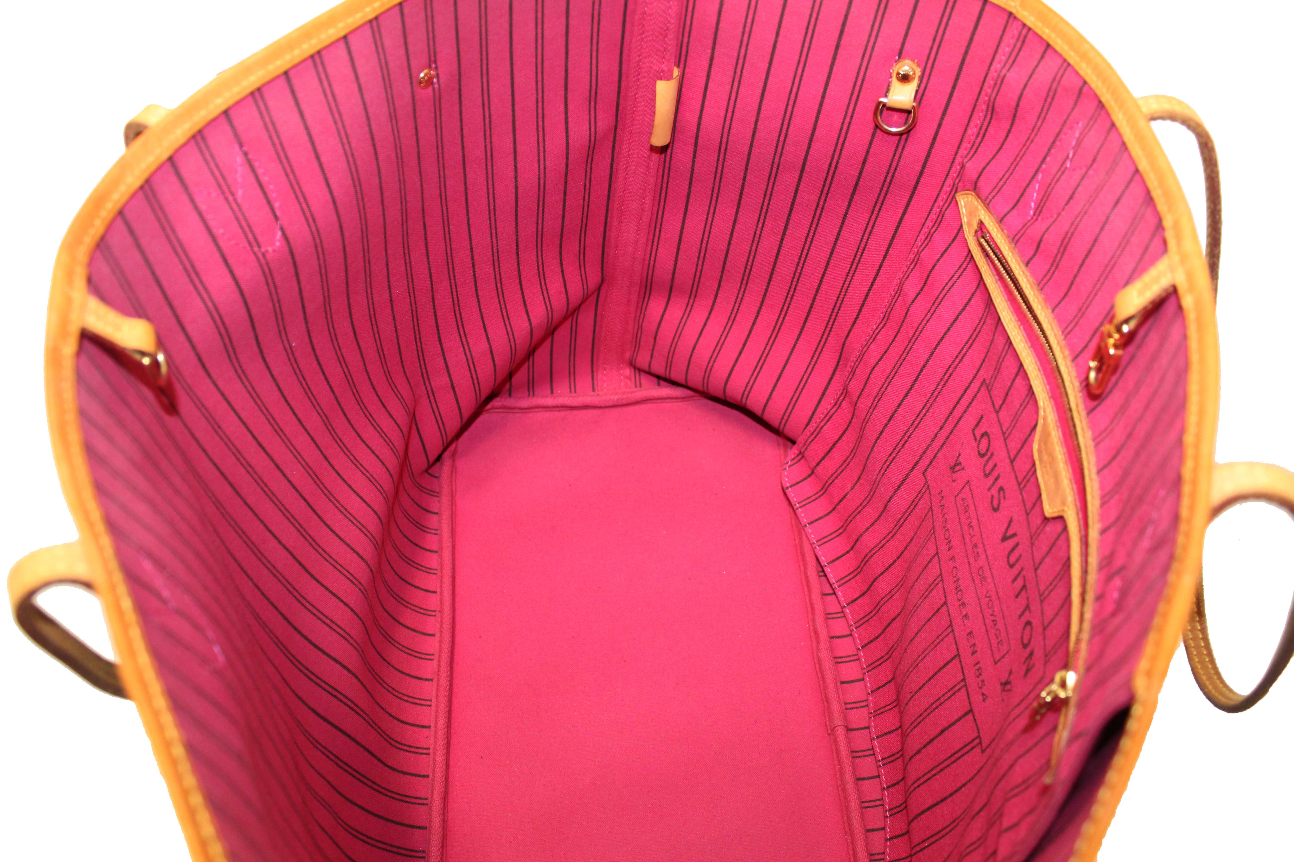 Authentic Louis Vuitton Classic Monogram Neverfull GM Tote Shoulder Bag