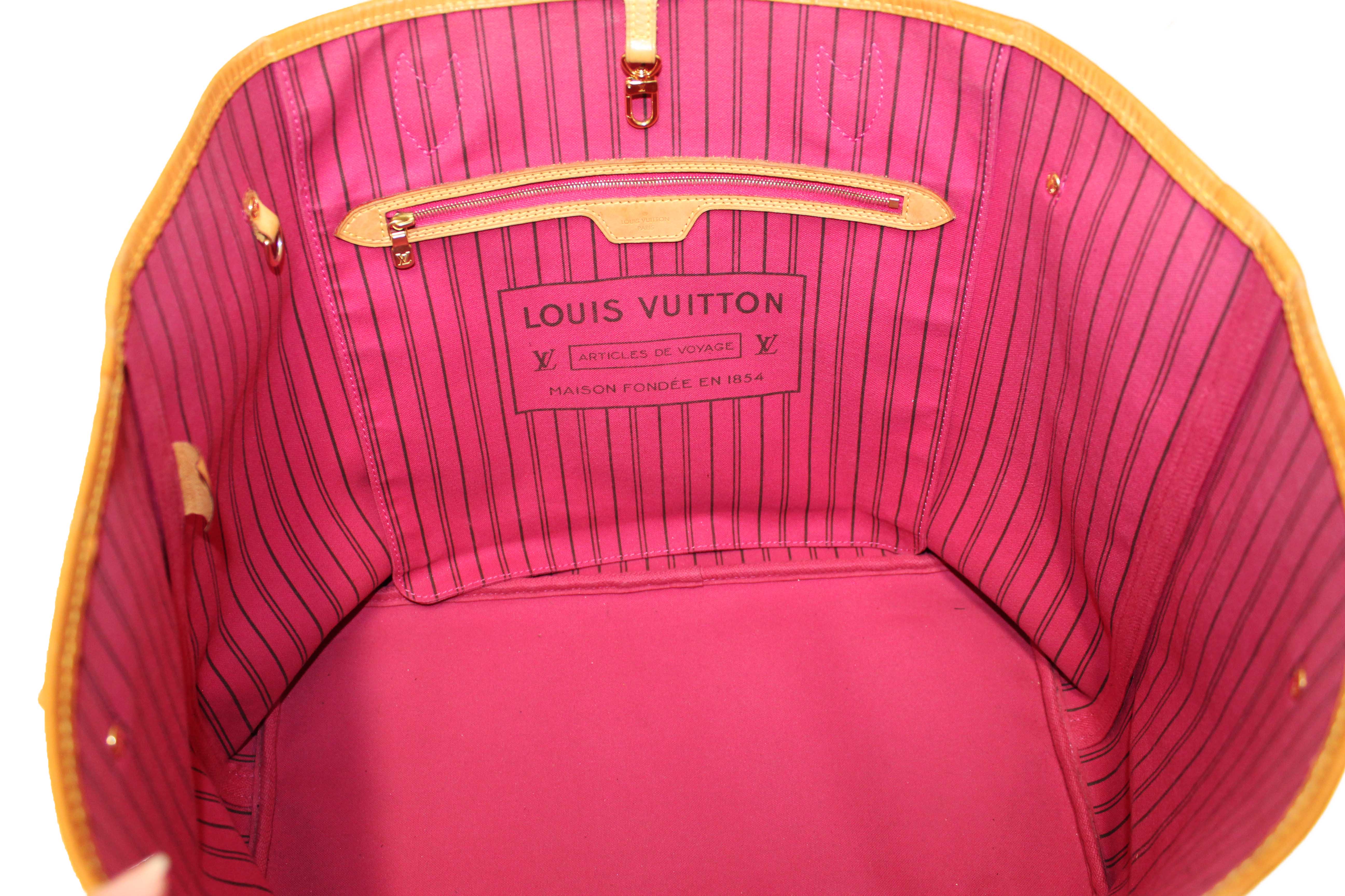 Authentic Louis Vuitton Classic Monogram Neverfull GM Tote Shoulder Bag