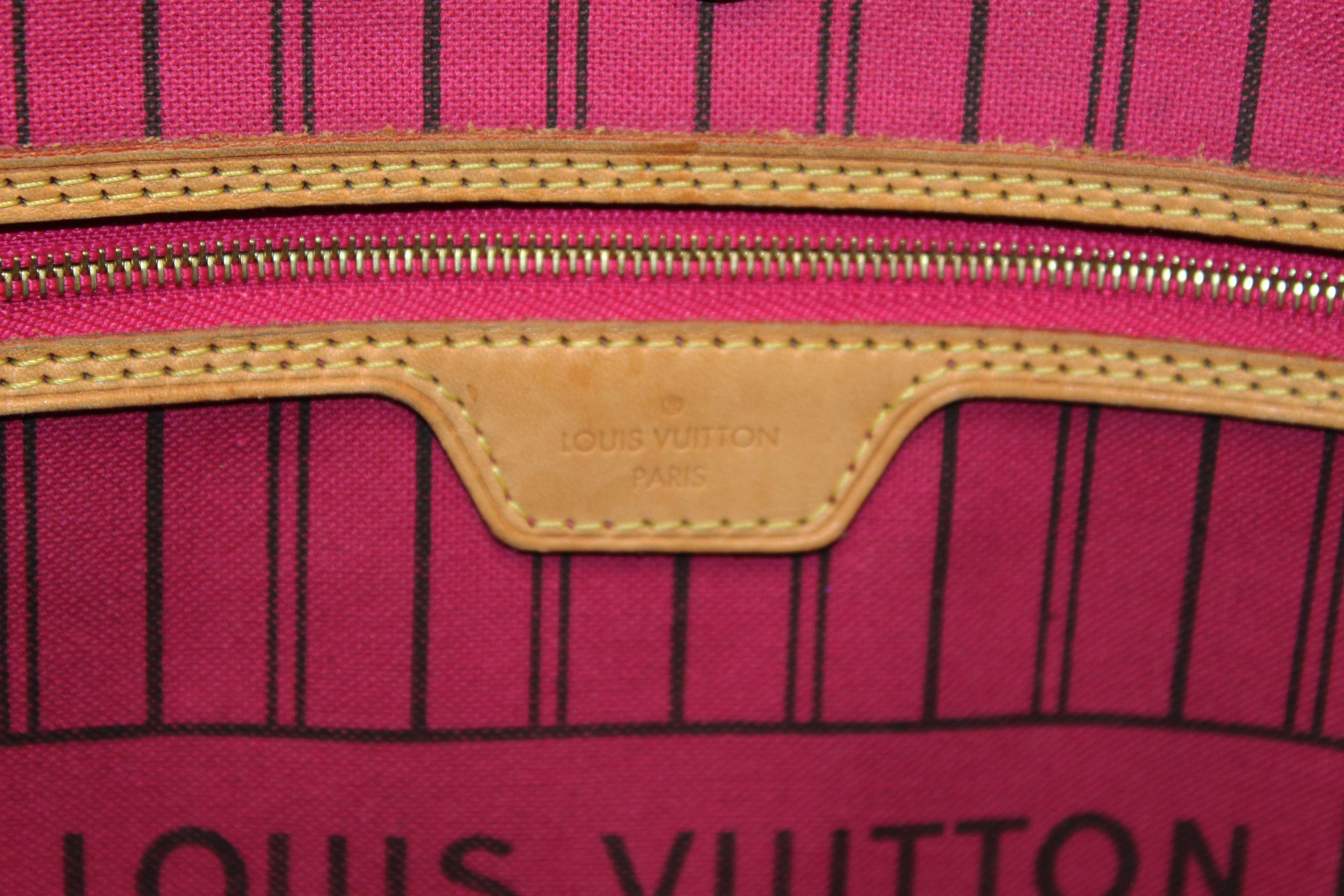 Authentic Louis Vuitton Classic Monogram Neverfull GM Tote Shoulder Bag