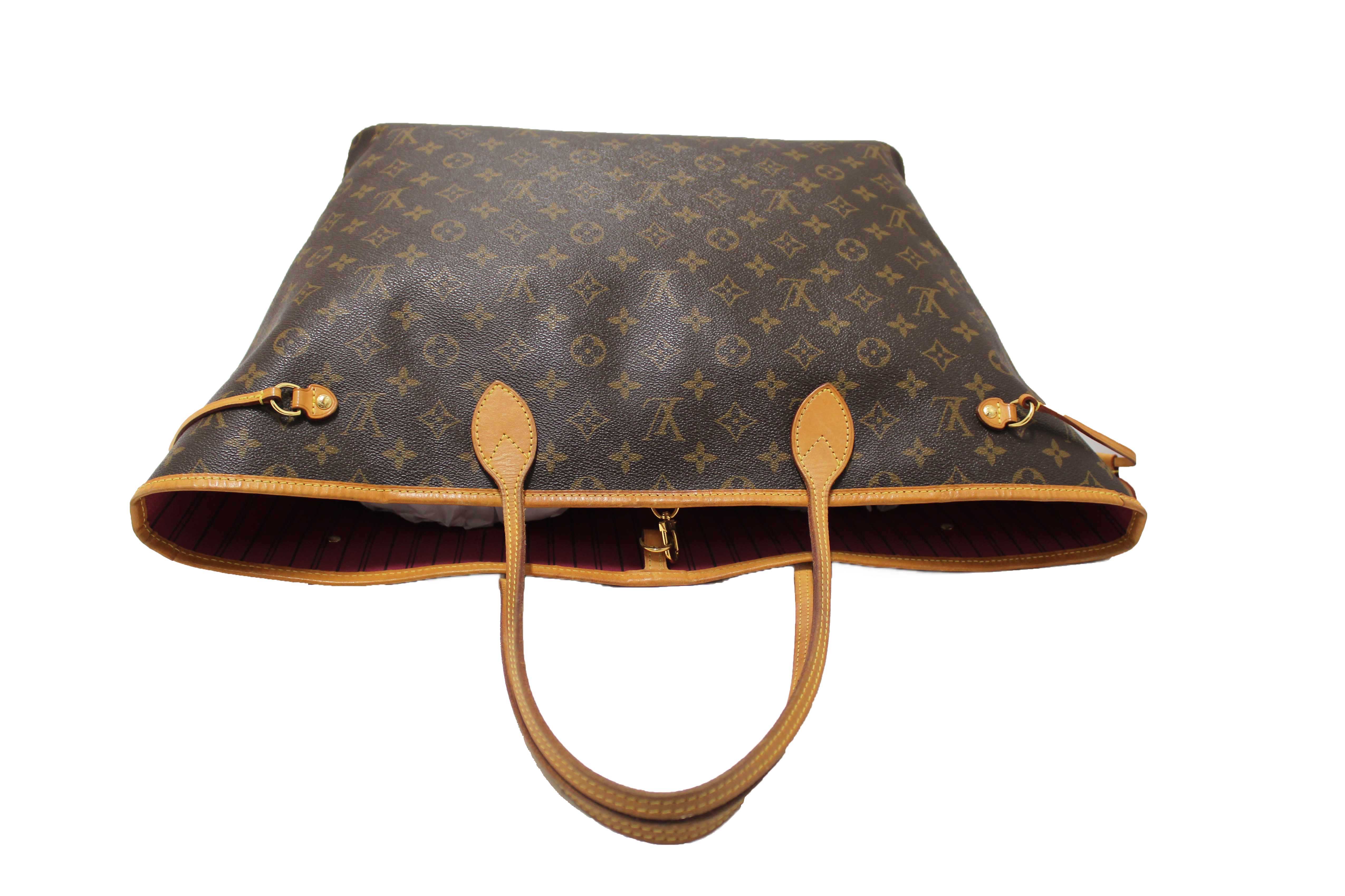Authentic Louis Vuitton Classic Monogram Neverfull GM Tote Shoulder Bag