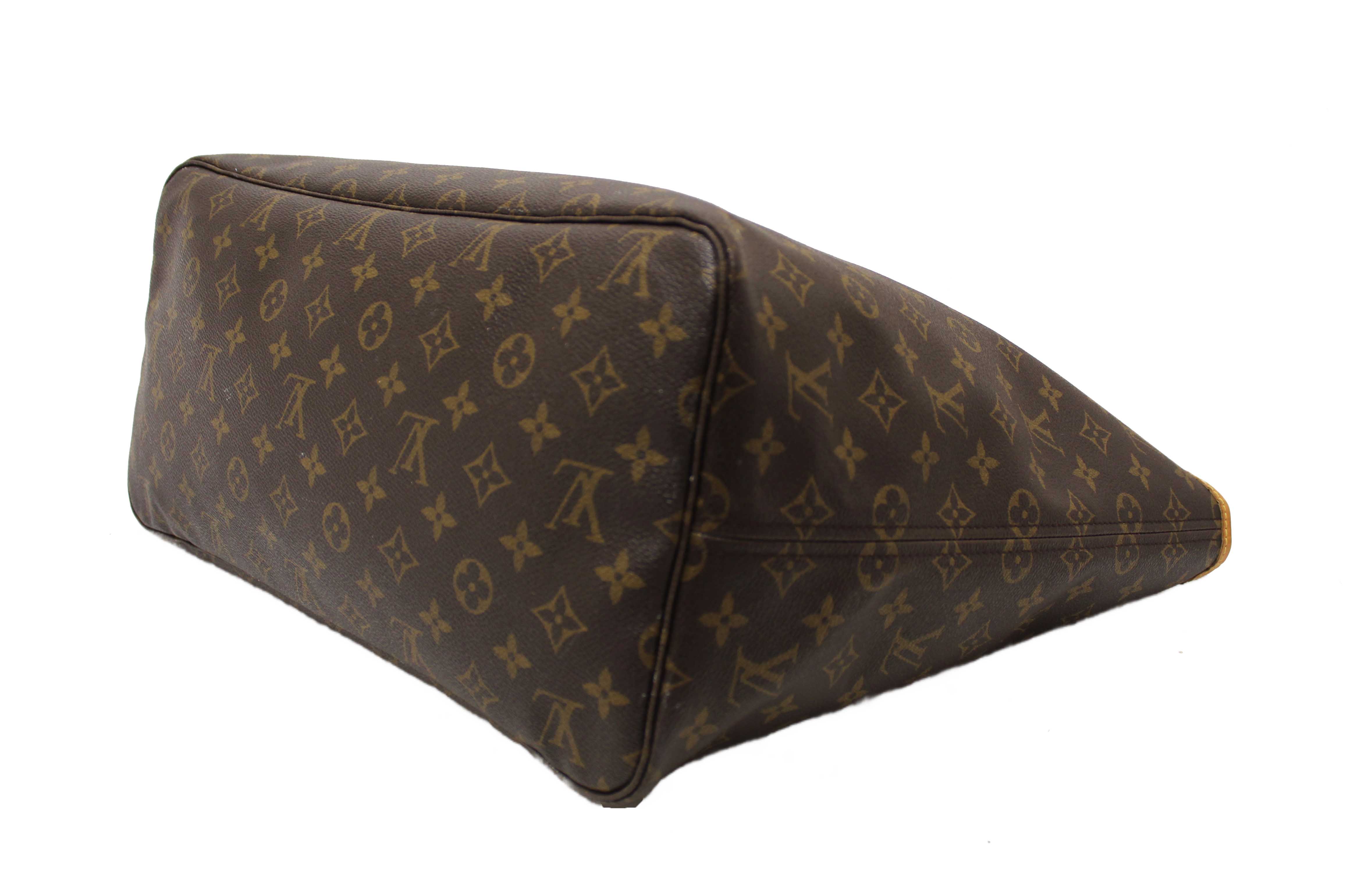 Authentic Louis Vuitton Classic Monogram Neverfull GM Tote Shoulder Bag