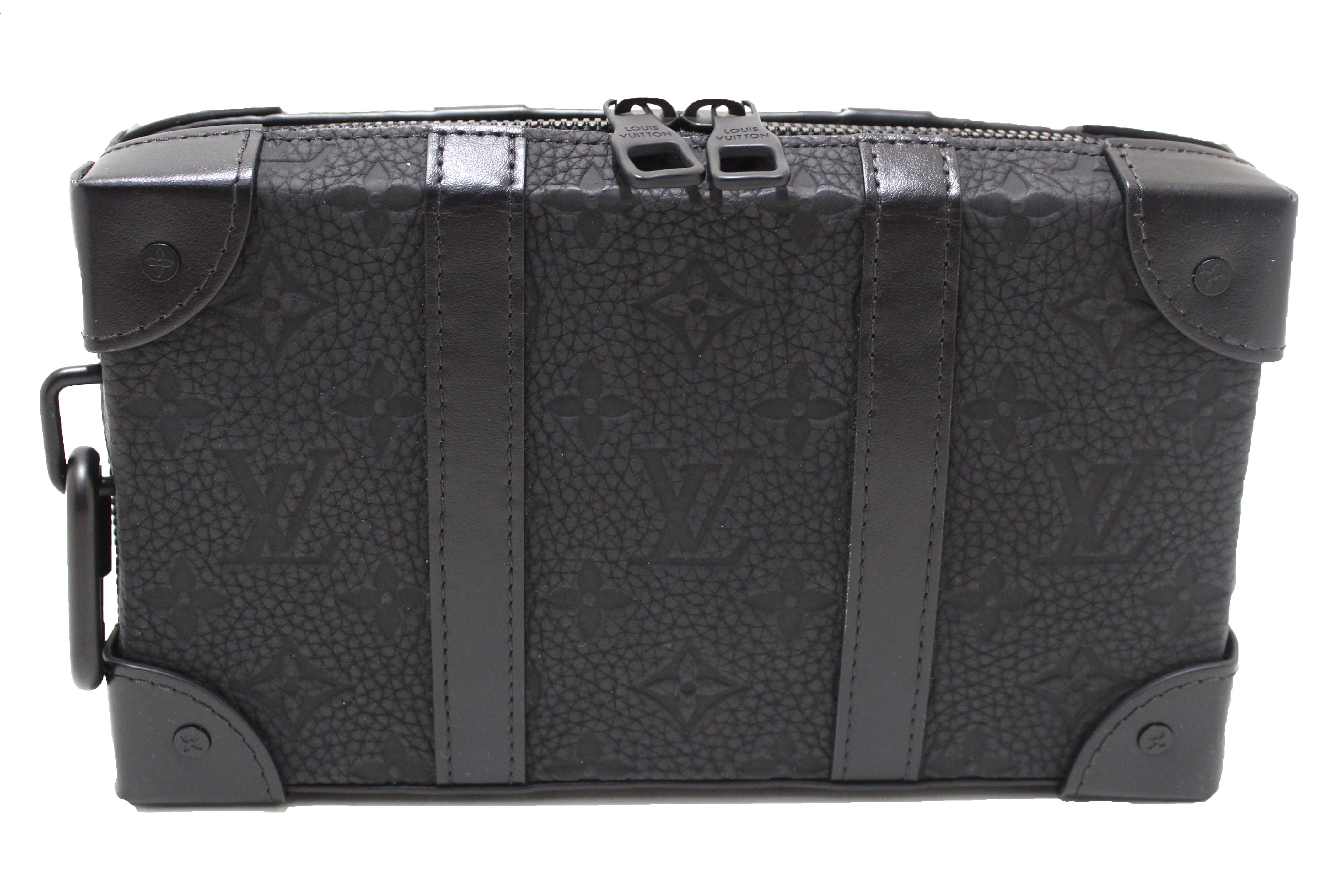 Louis Vuitton Black Monogram Embossed Taurillon Leather Soft Trunk Wallet, myGemma, AU
